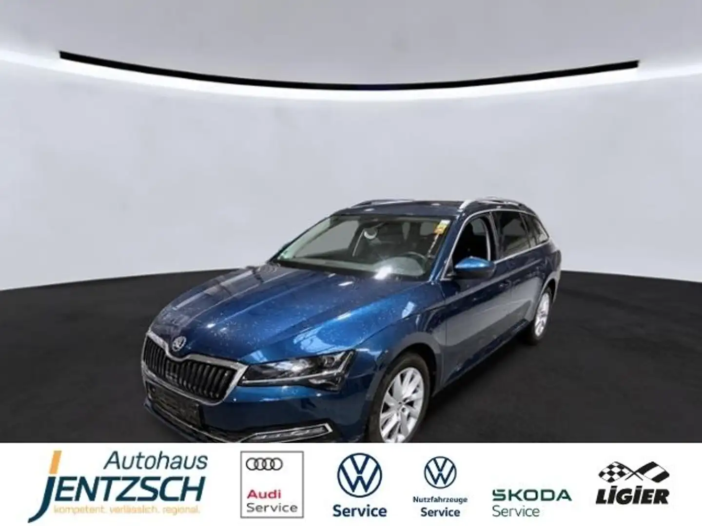 Skoda Superb Combi Style 4x4 AHK/Standhzg./RFK Blau - 1