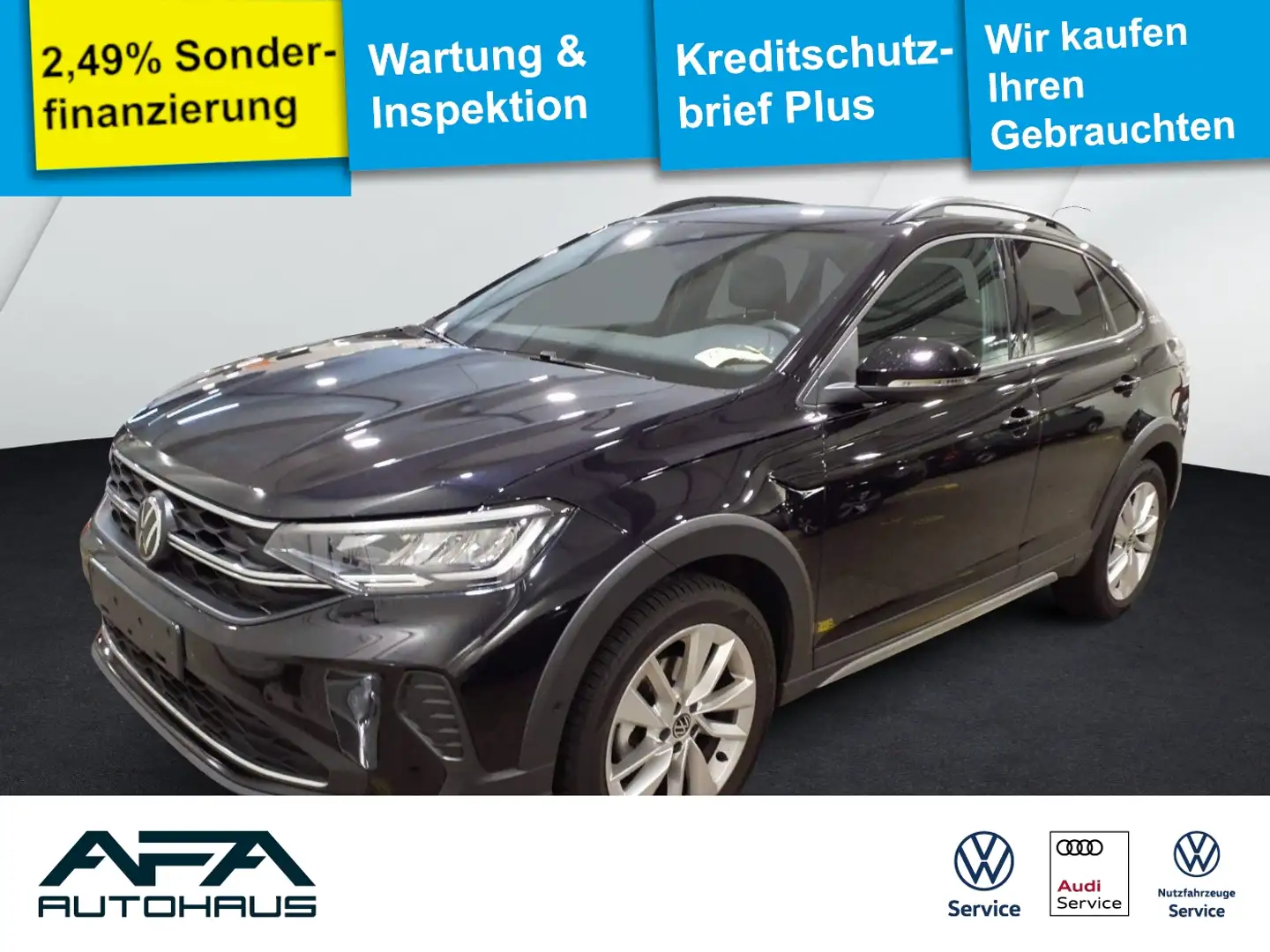 Volkswagen Taigo 1.0 TSI GOAL DSG Navi*LED*ACC*App-Connect Schwarz - 1
