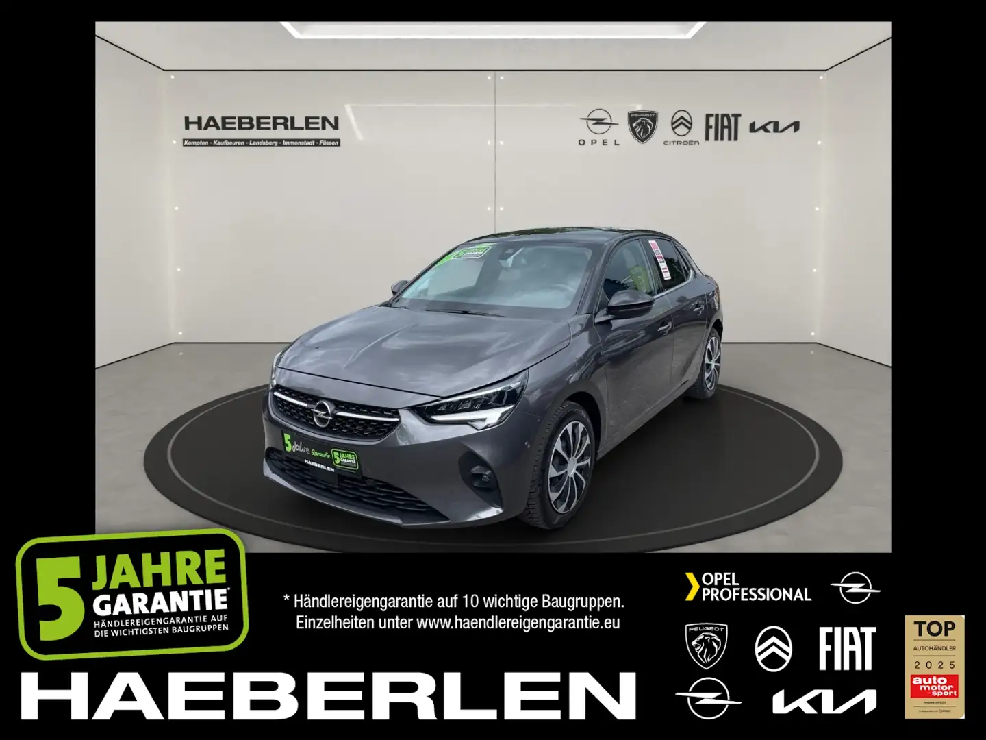 Opel Corsa F 1.2 Turbo Elegance *Sitz+Lenkradheizung* Grigio - 1