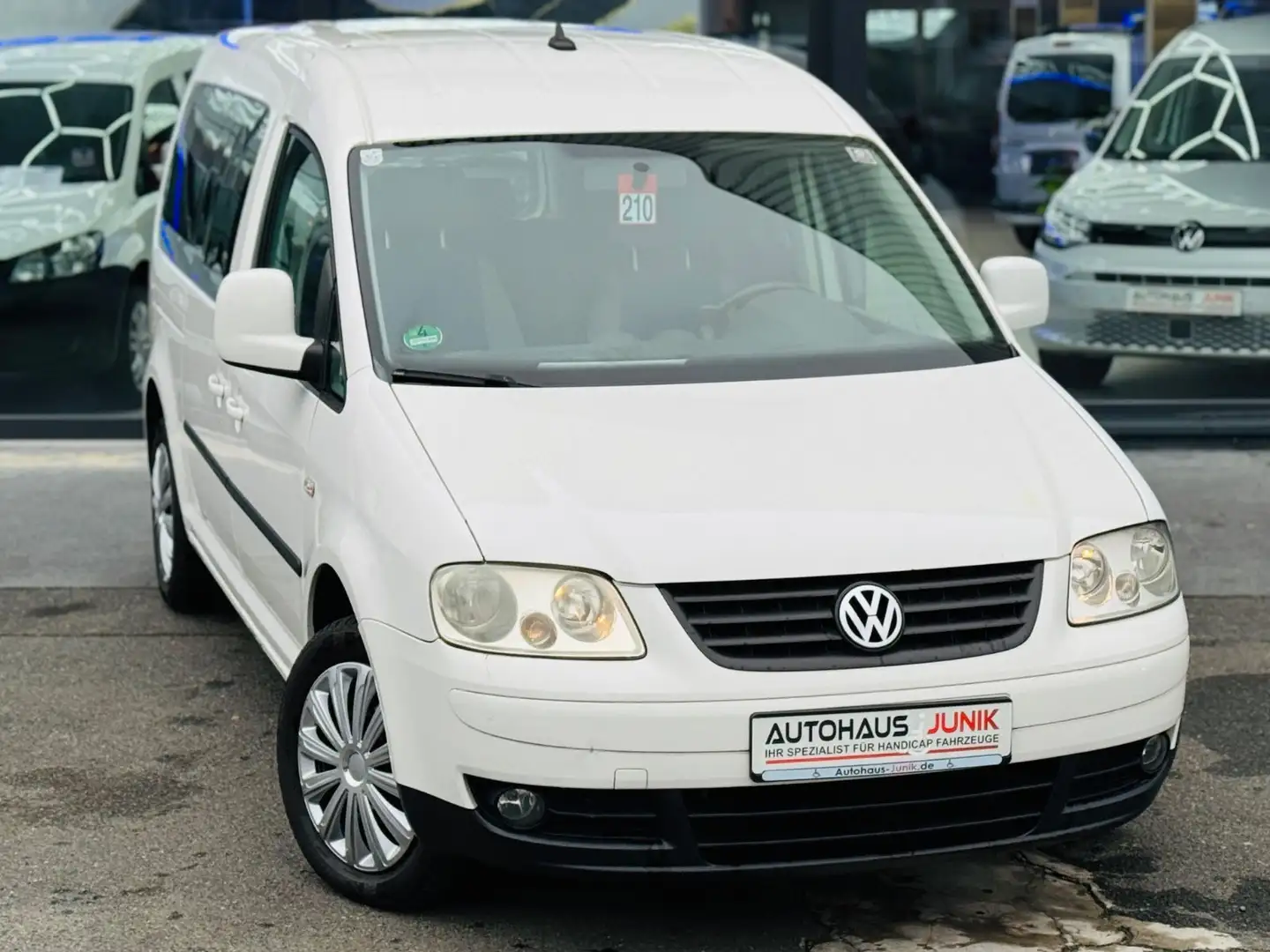 Volkswagen Caddy Maxi-Behindertengerecht-Rampe Білий - 1