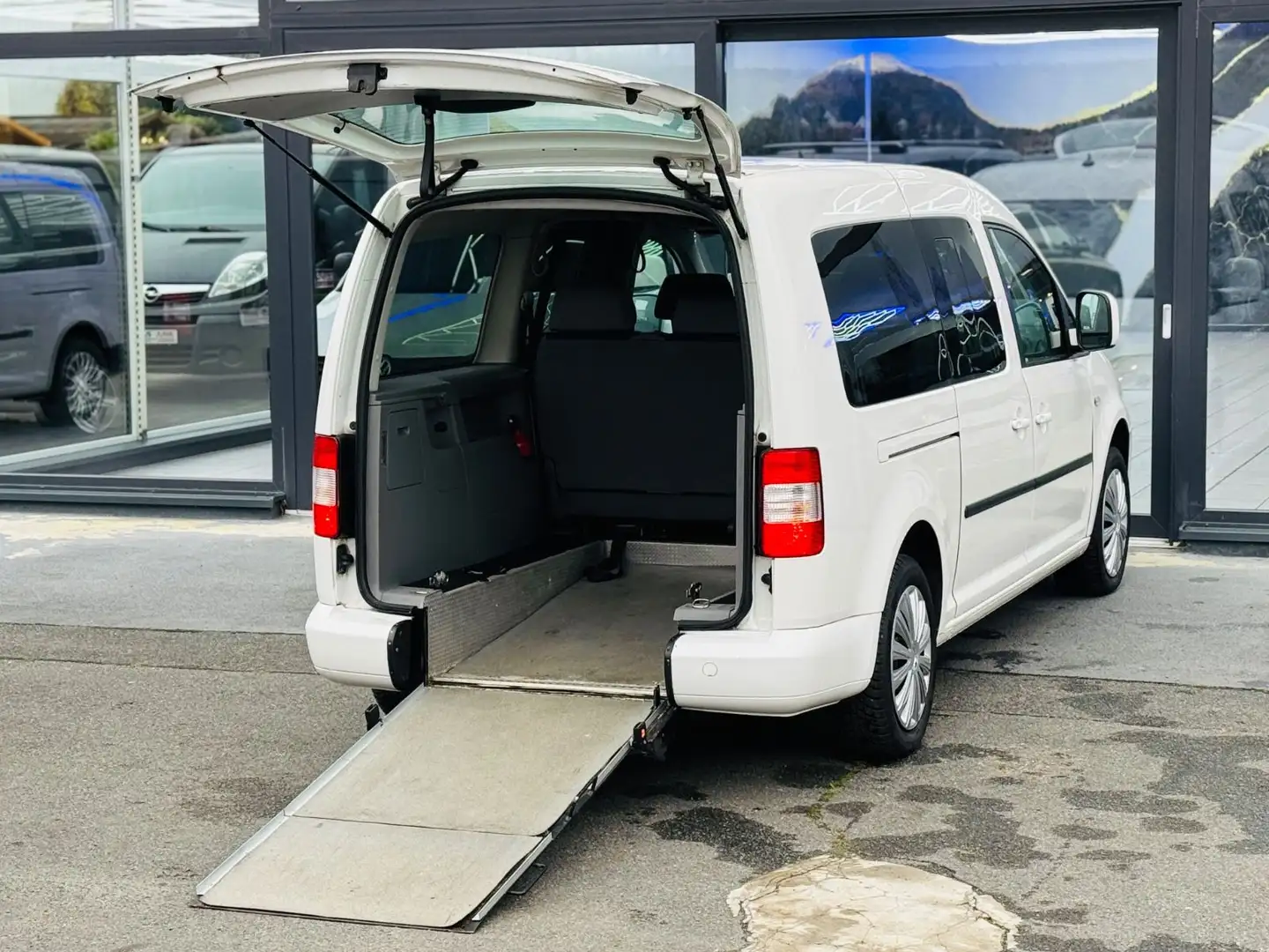 Volkswagen Caddy Maxi-Behindertengerecht-Rampe Білий - 2