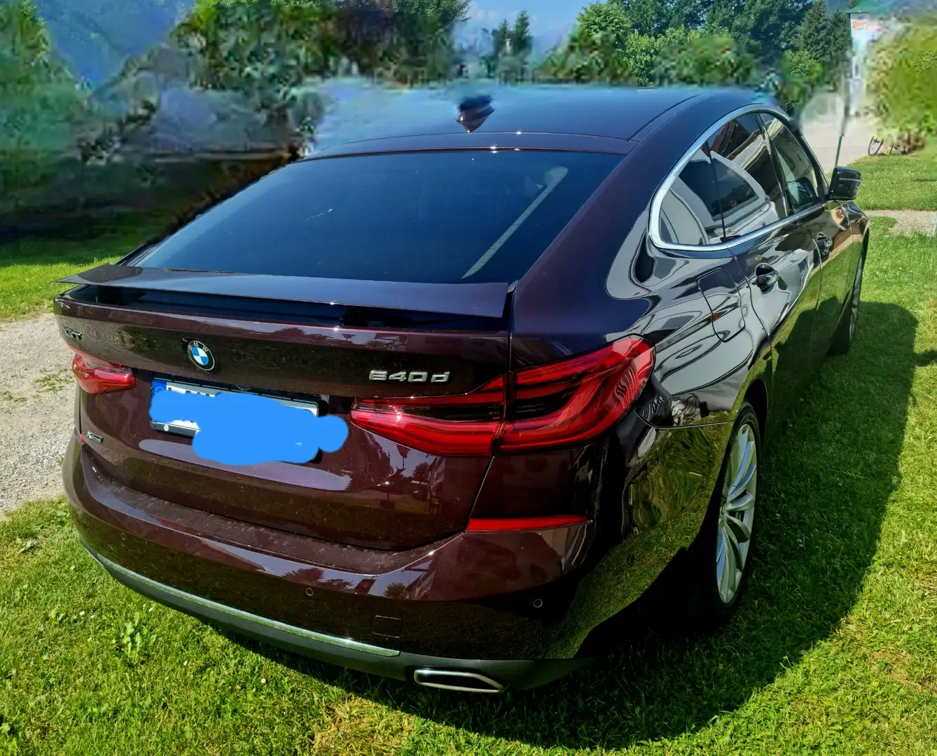 BMW 640 640d xDrive Gran Turismo Luxury Line Rojo - 1