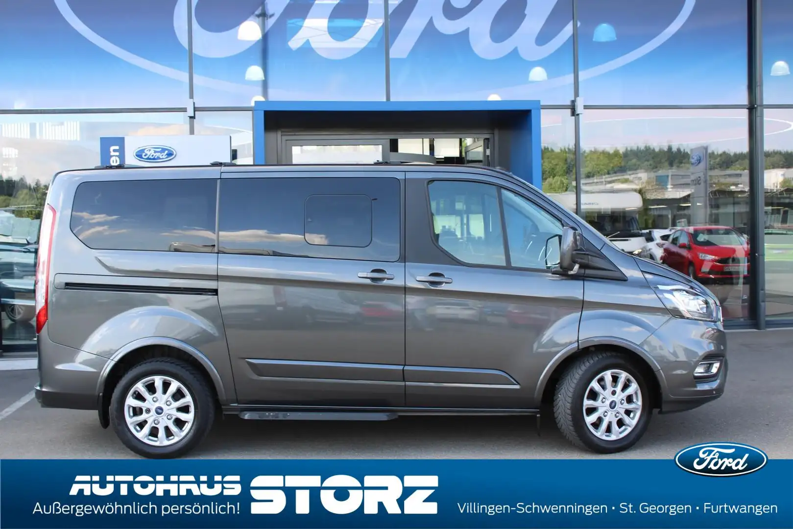 Ford Tourneo Custom Titanium 310 L1CARPLAY|SCHIEBETÜRE BEIDSEITIG|ANHÄ Grau - 2