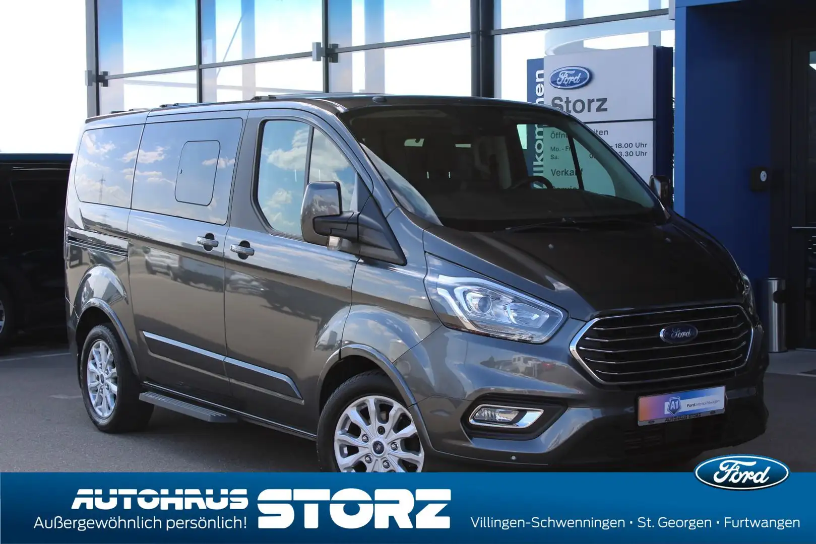 Ford Tourneo Custom Titanium 310 L1CARPLAY|SCHIEBETÜRE BEIDSEITIG|ANHÄ Grau - 1