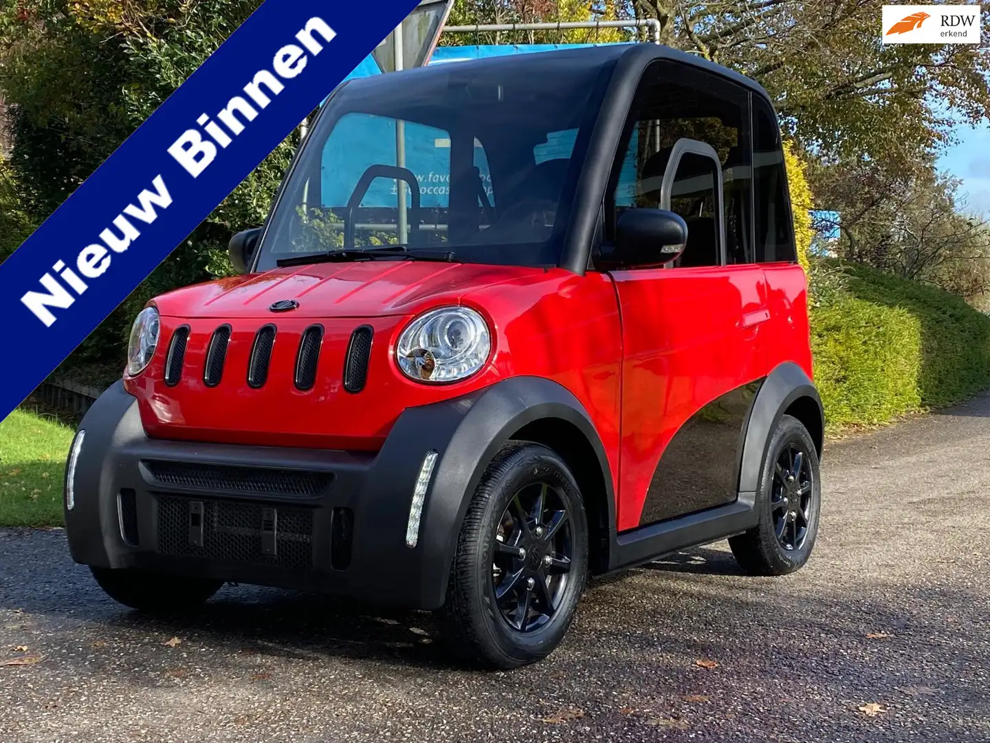 Autres Jiayuan Brommobiel Eidola / CityCar NAVI CAMERA AIRCO NIEU Rouge - 1