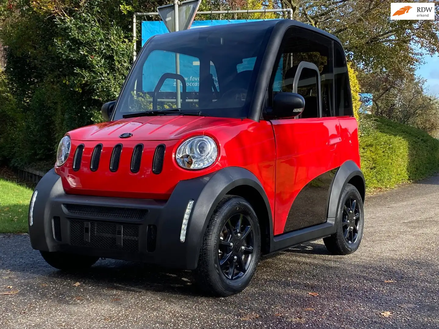 Sonstige Marken Jiayuan Brommobiel Eidola / CityCar NAVI CAMERA AIRCO NIEU Rot - 1