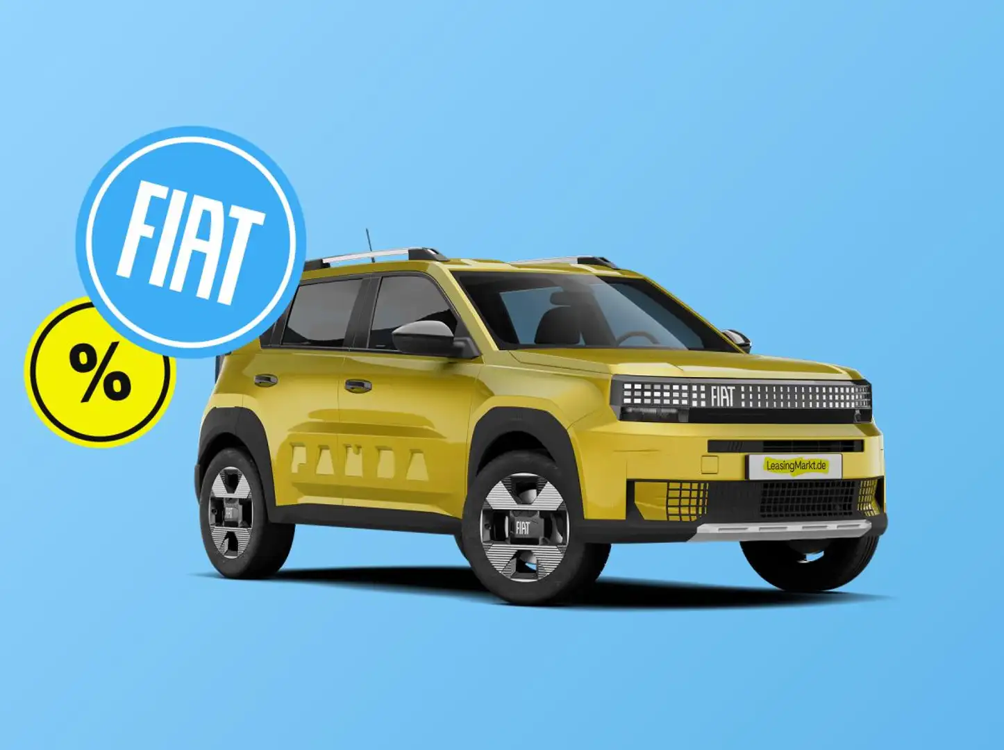 Fiat Grande Panda Sonderedition *LEASINGKNALLER* Gelb - 1