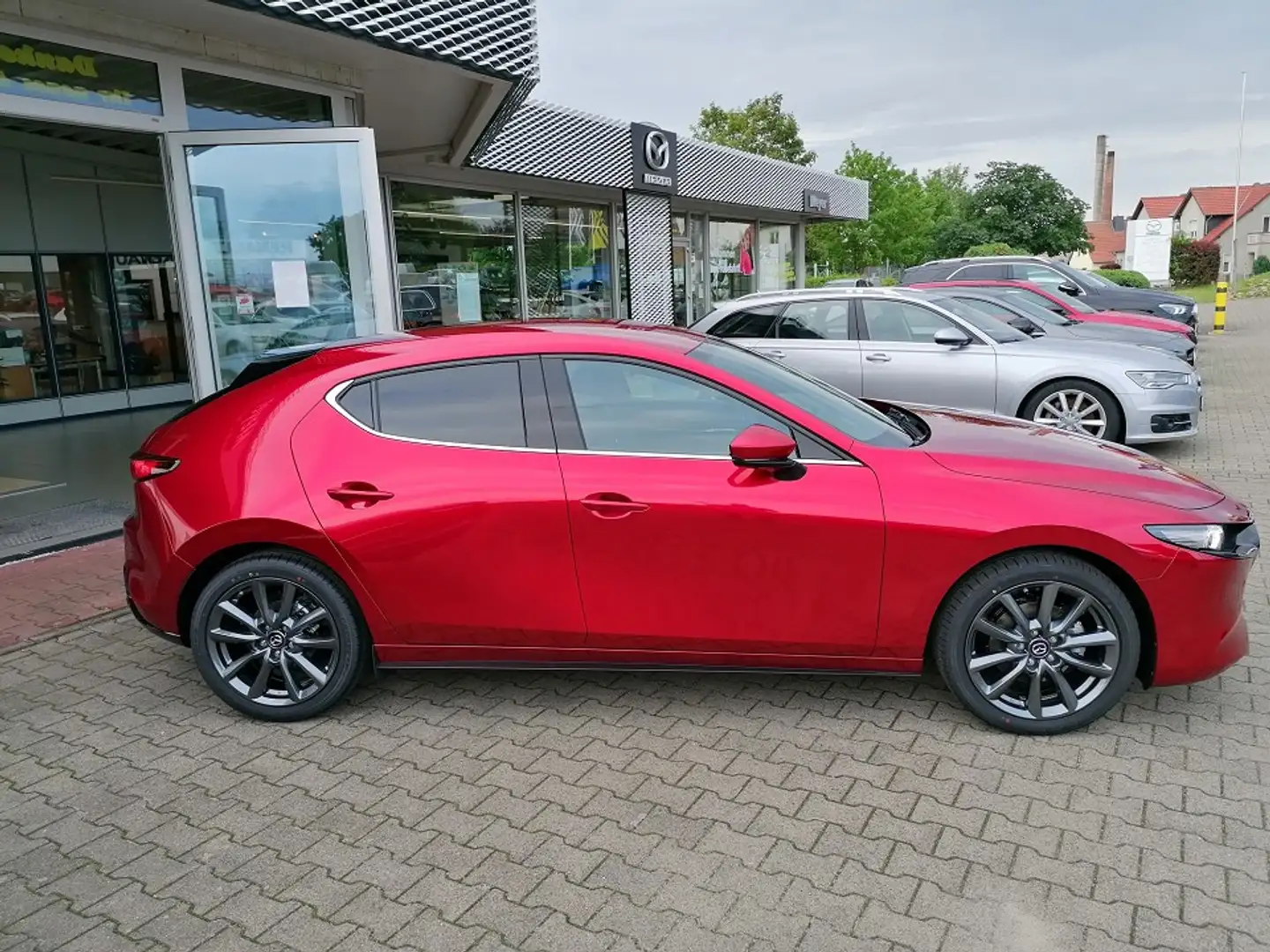 Mazda 3 Exclusive-Line Matrix-LED BOSE 360 HUD Rot - 2
