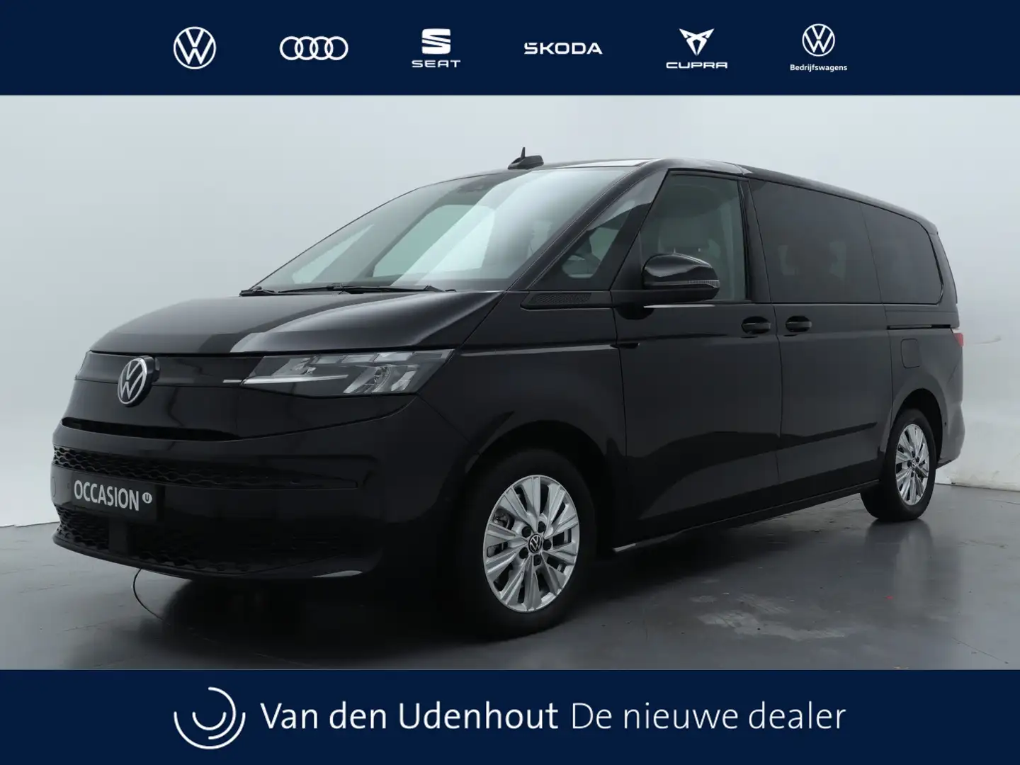 Volkswagen T7 Multivan L2H1 PHEV 1.4TSI 245pk DSG eHybrid Zwart - 1