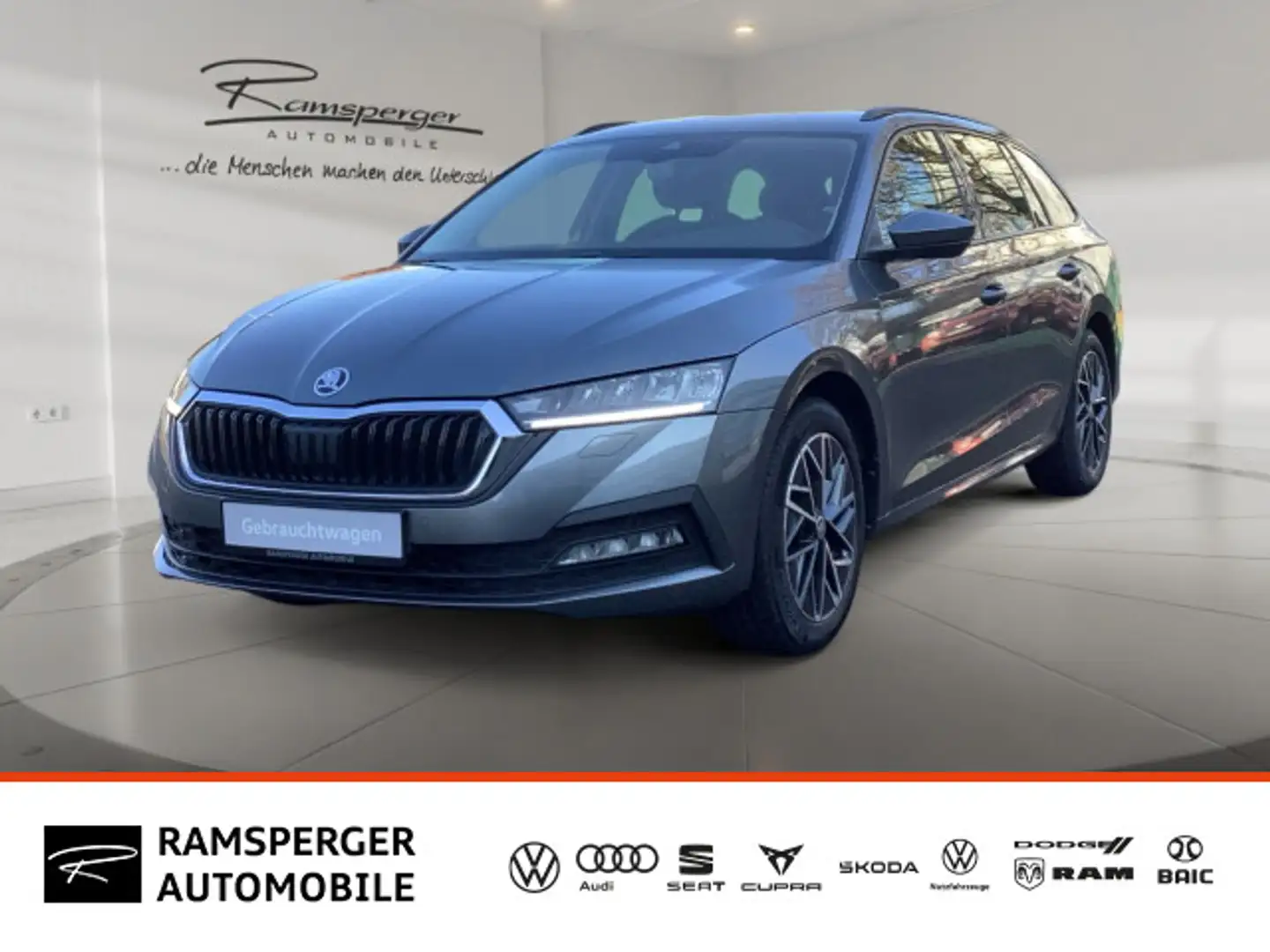 Skoda Octavia Combi 1.5 TSI e-TEC DSG Clever Vorbe.AHK Grau - 1