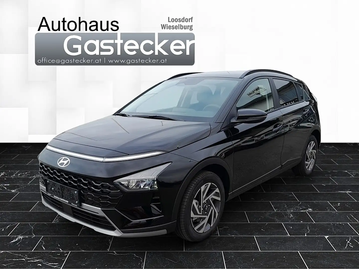 Hyundai BAYON 1,0 T-GDI GO PLUS Schwarz - 1