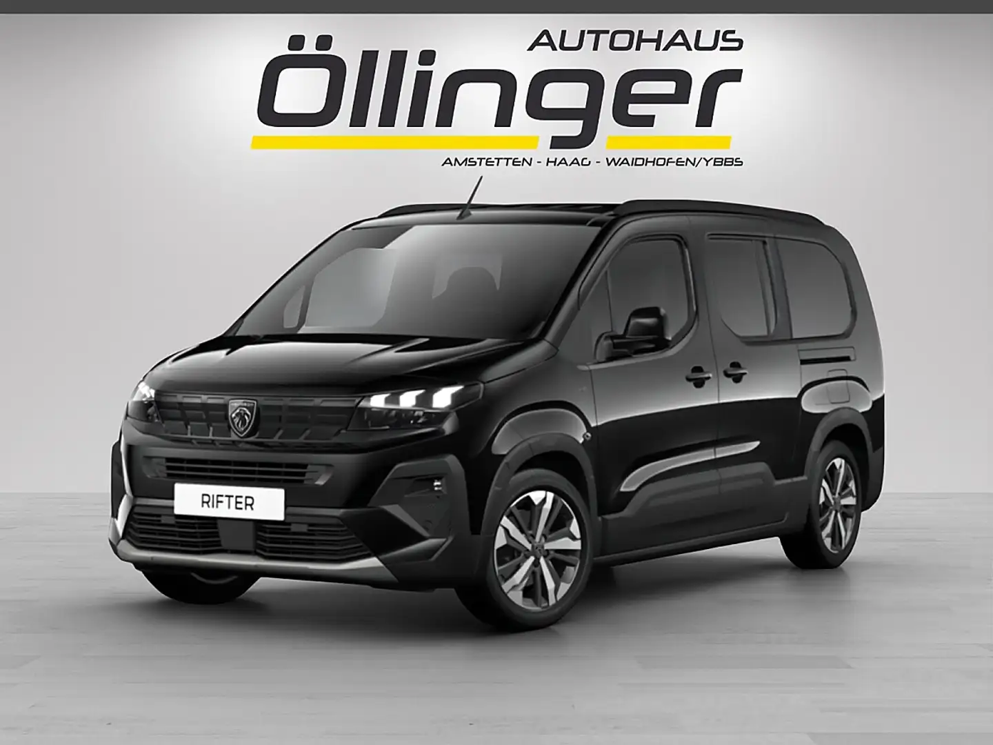 Peugeot Rifter Lang Diesel 130 GT EAT8 Schwarz - 1