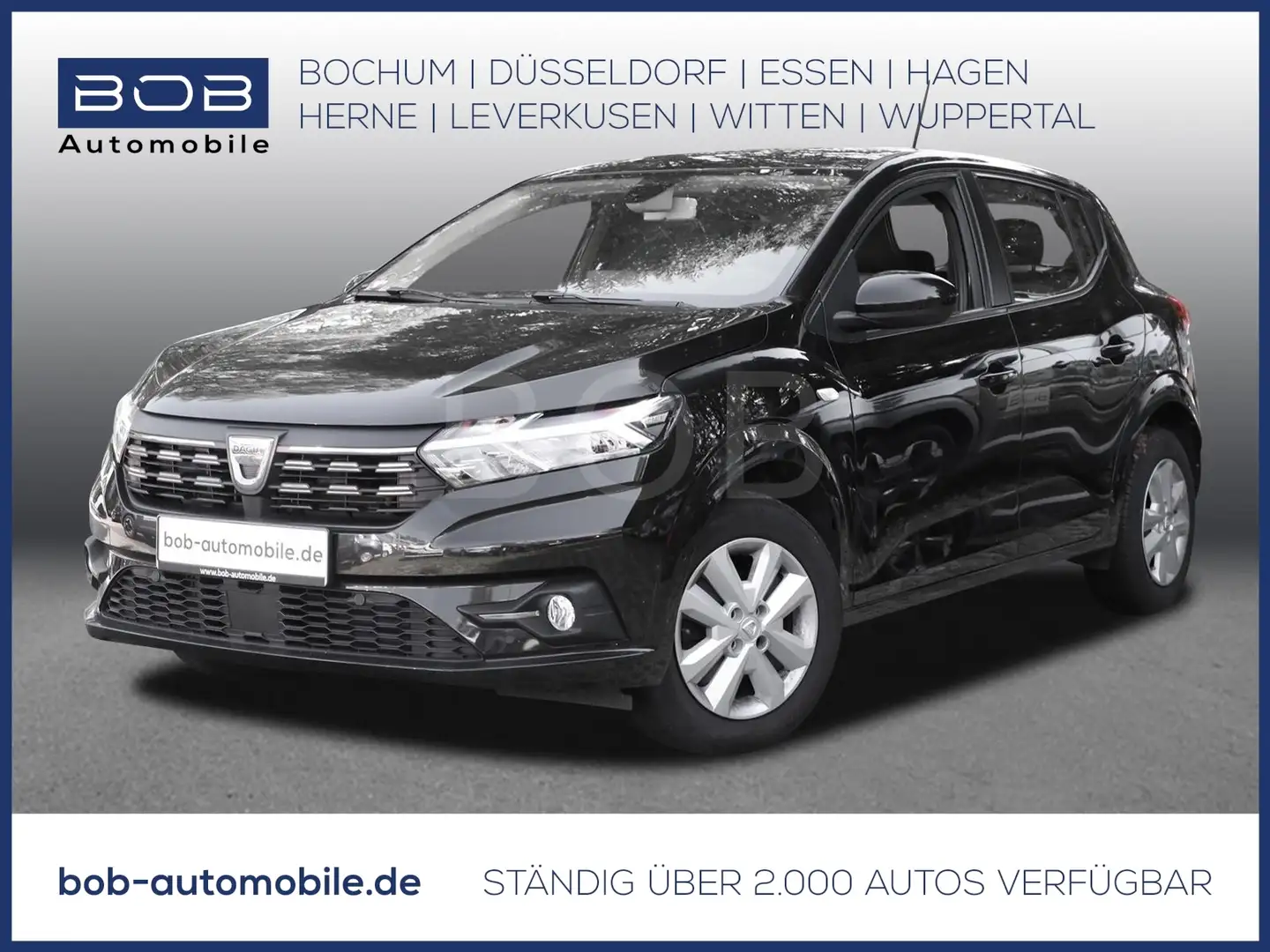 Dacia Sandero Comfort TCe 90 Autom. NAVI SHZ PDC Negro - 1