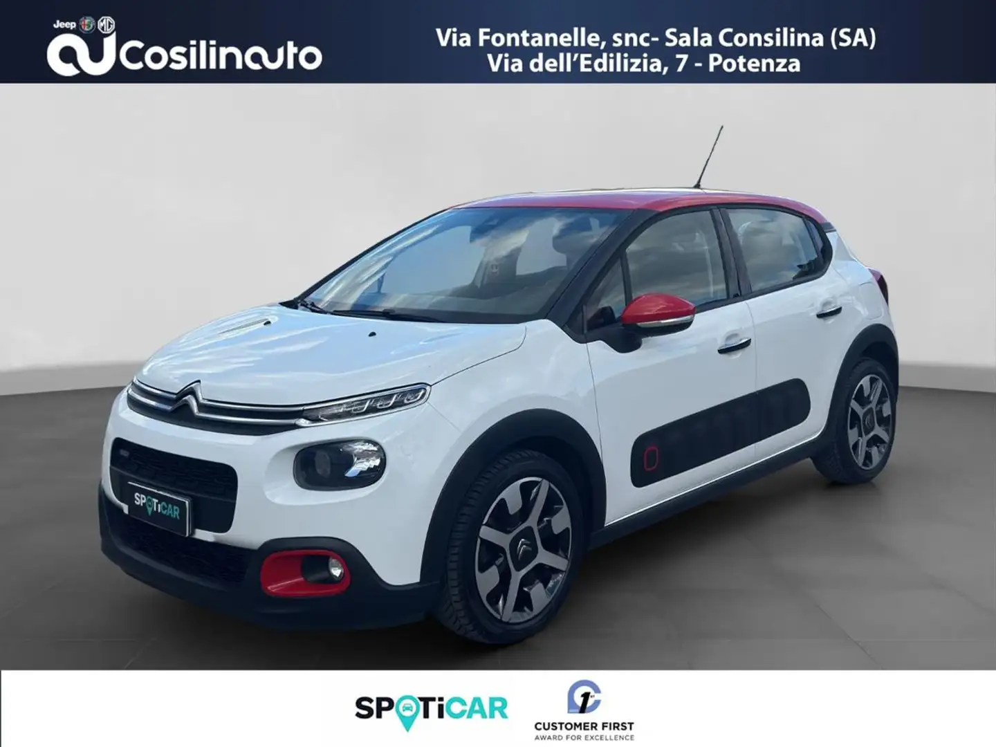 Citroen C3 1.2 PureTech 110 CV S&S Shine Bianco - 1