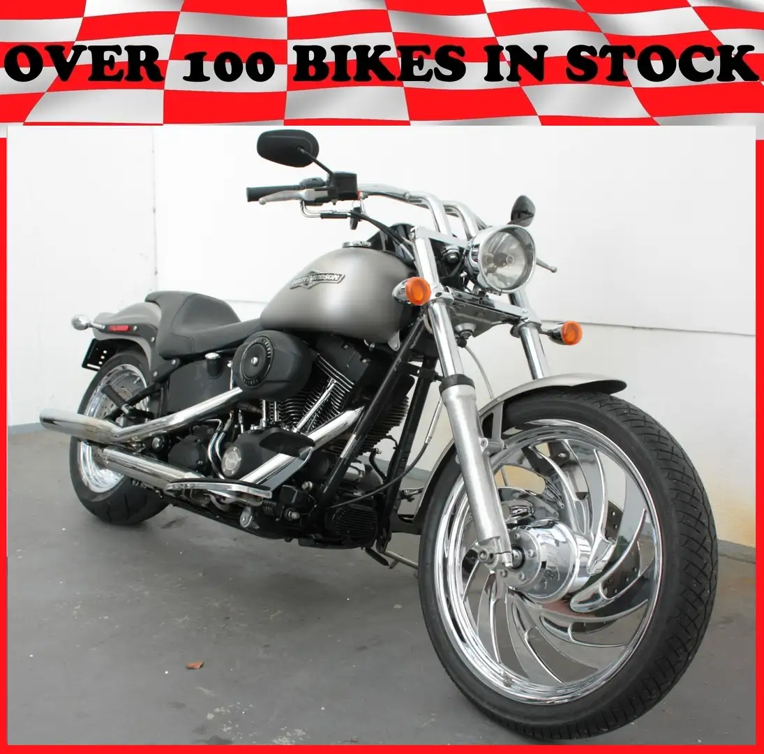 Harley-Davidson Softail FXSTB Softail Night Train Argent - 1