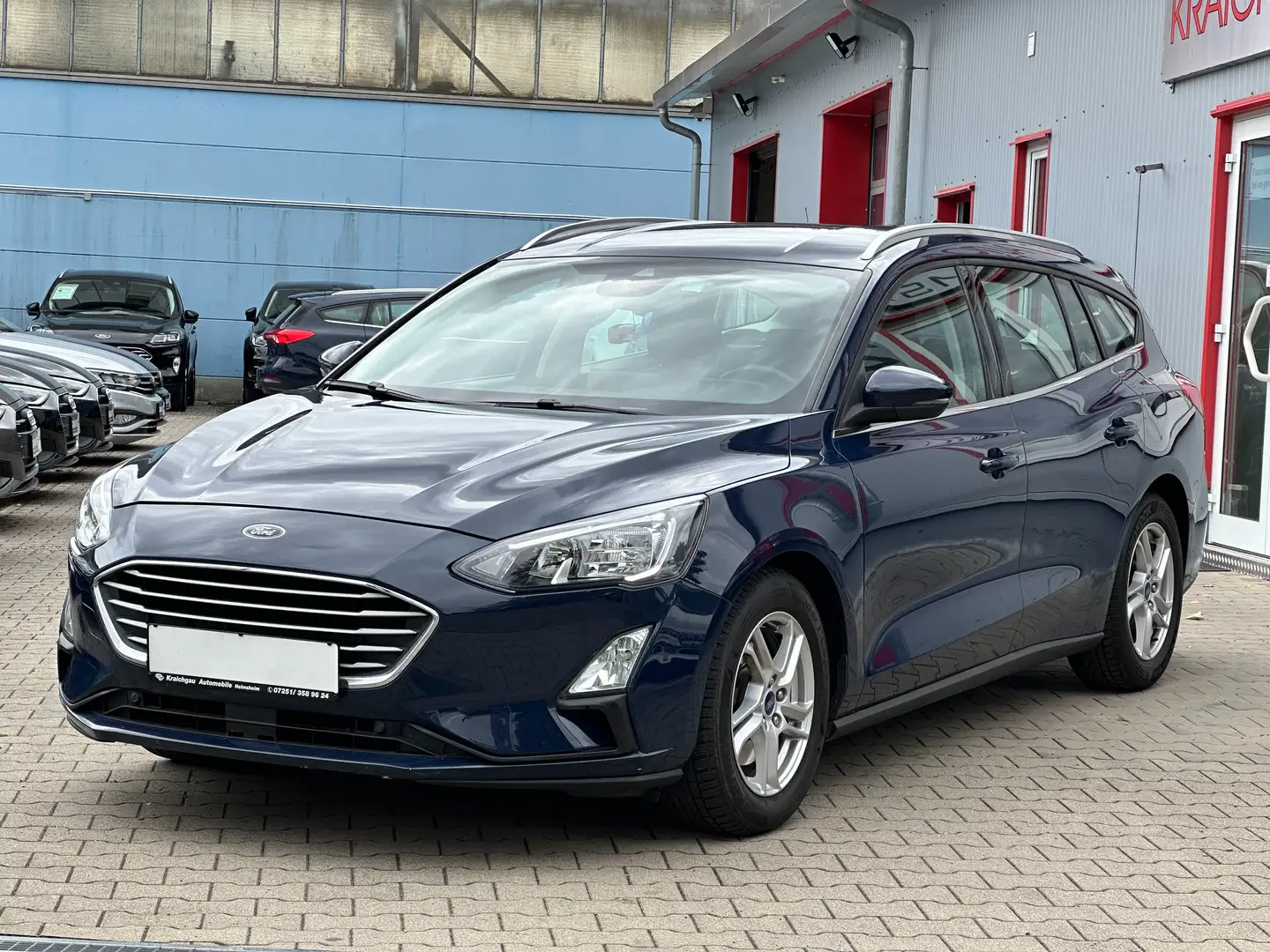 Ford Focus 1.5 EcoBlue*TüVneu*LED-Scheinw.*Klima*Navi*Park Blau - 1