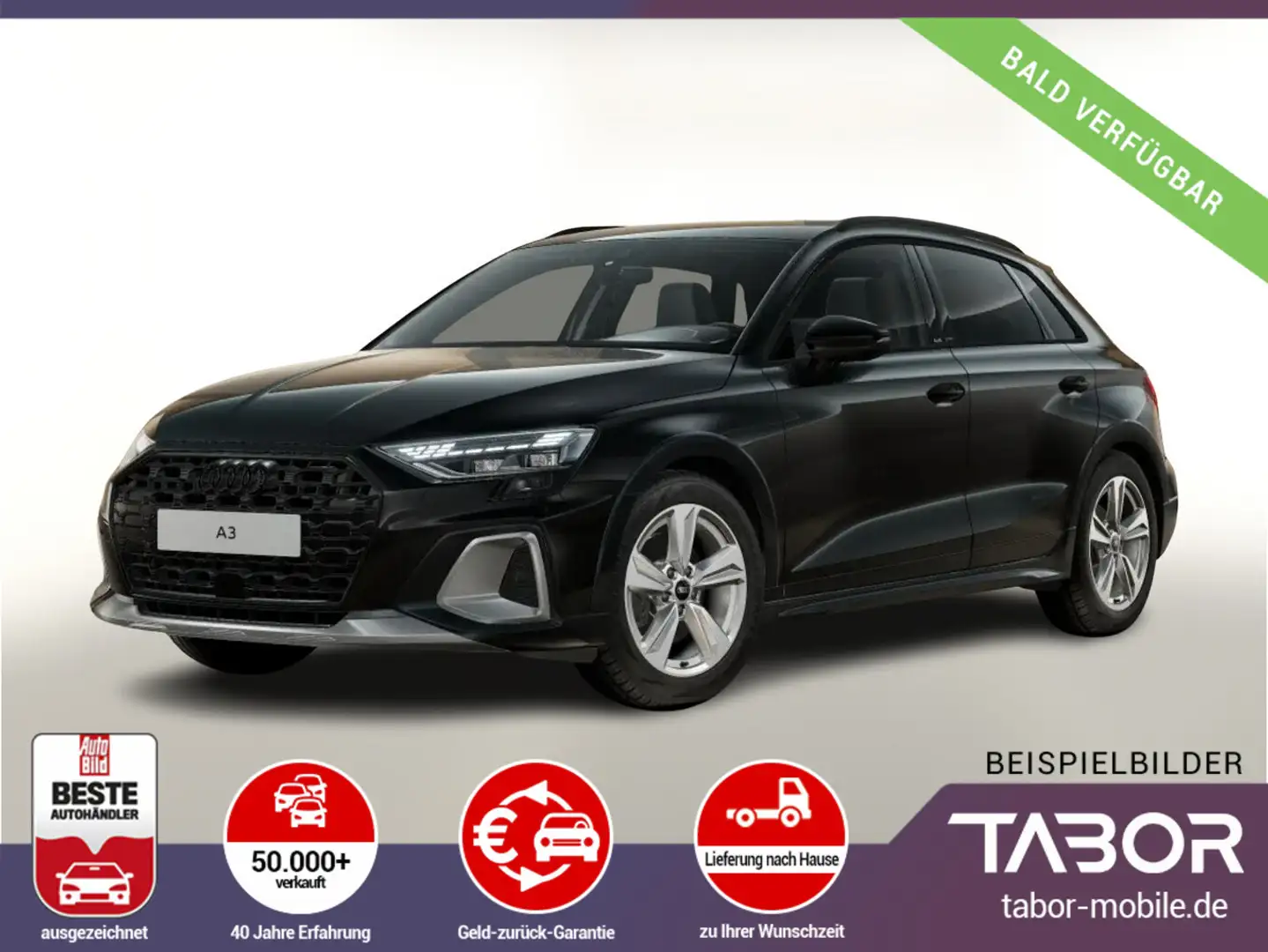 Audi A3 allstreet 35 TDI S tronic Nav KlimaP LED ACC Schwarz - 1