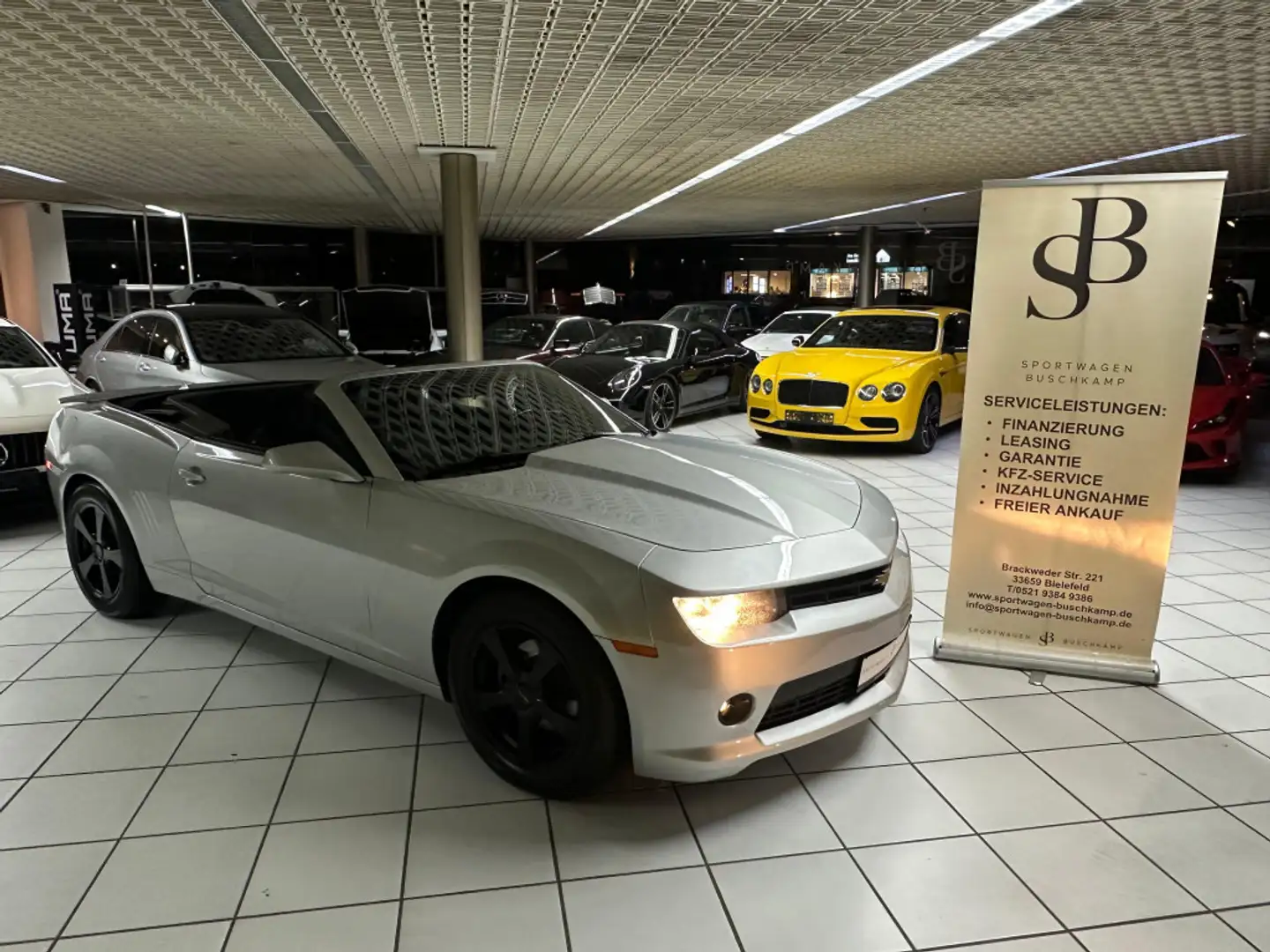 Chevrolet Camaro 3.6L V6 CABRIO KAMERA 18LM AUTOMATIK MEM Plateado - 1