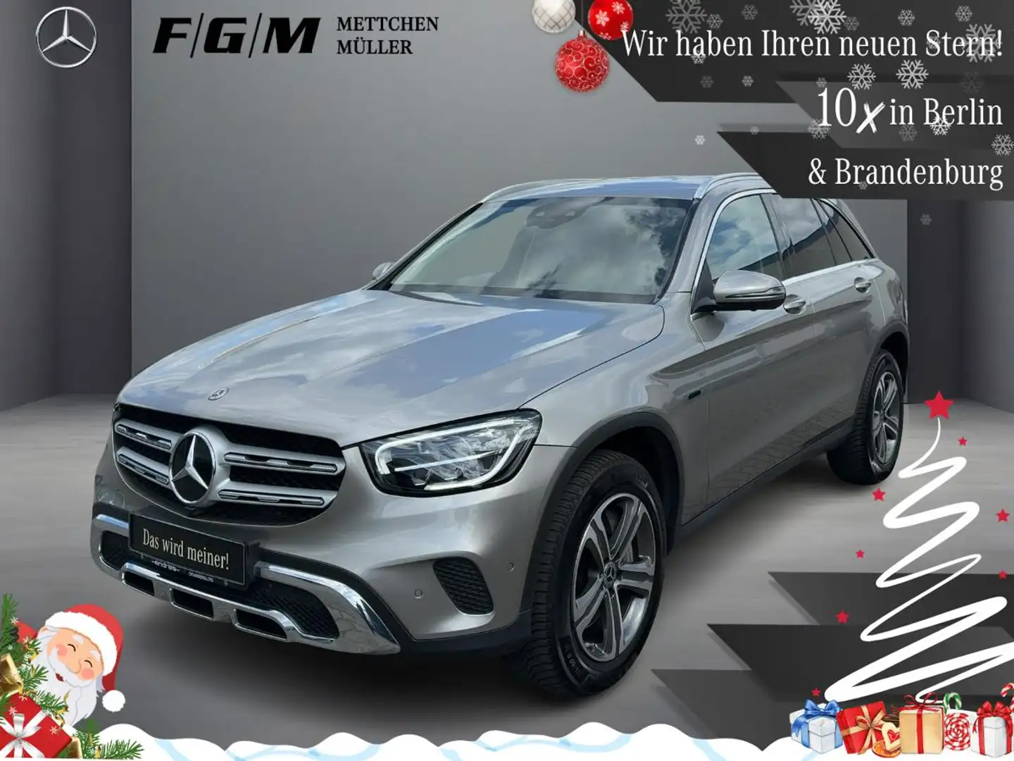 Mercedes-Benz GLC 300 de 4M TWA|360|AHK|Sitzhz|Distronic Plateado - 1