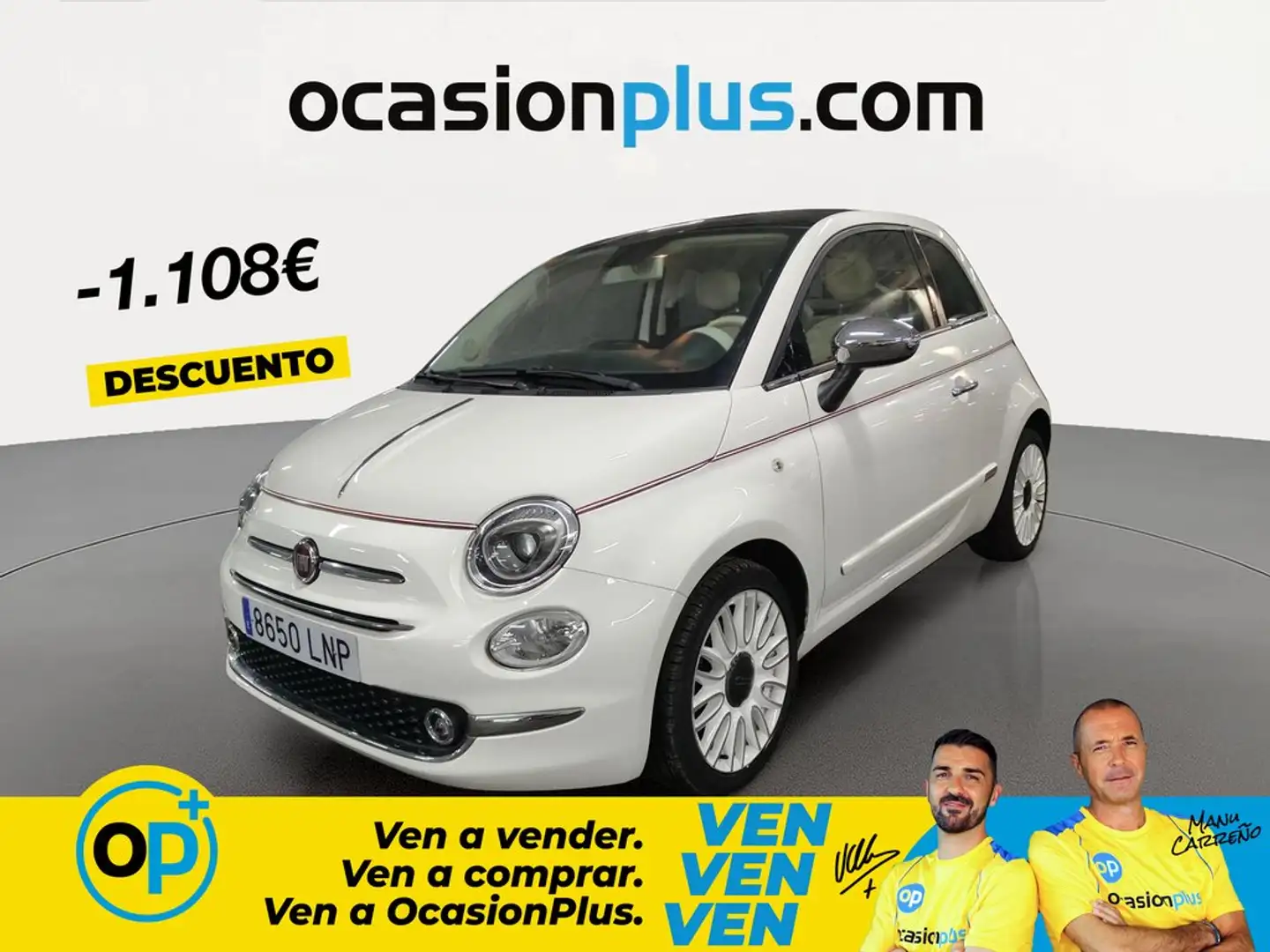 Fiat 500 1.2 Dolcevita Blanco - 1