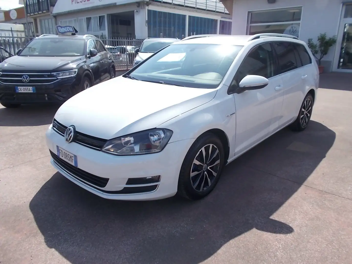 Volkswagen Golf Variant Golf VII 2013 Variant 1.4 tgi Highline Bianco - 1