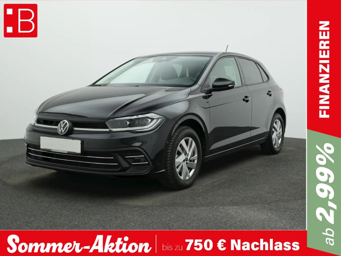Volkswagen Polo 1.0 TSI DSG Style IQ.LIGHT NAVI ACC KAMERA DIG.COC Schwarz - 1