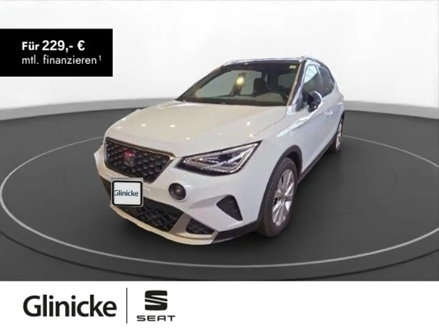 SEAT Arona 1.0 TSI Xperience Klima PDC LED DSG Weiß - 1