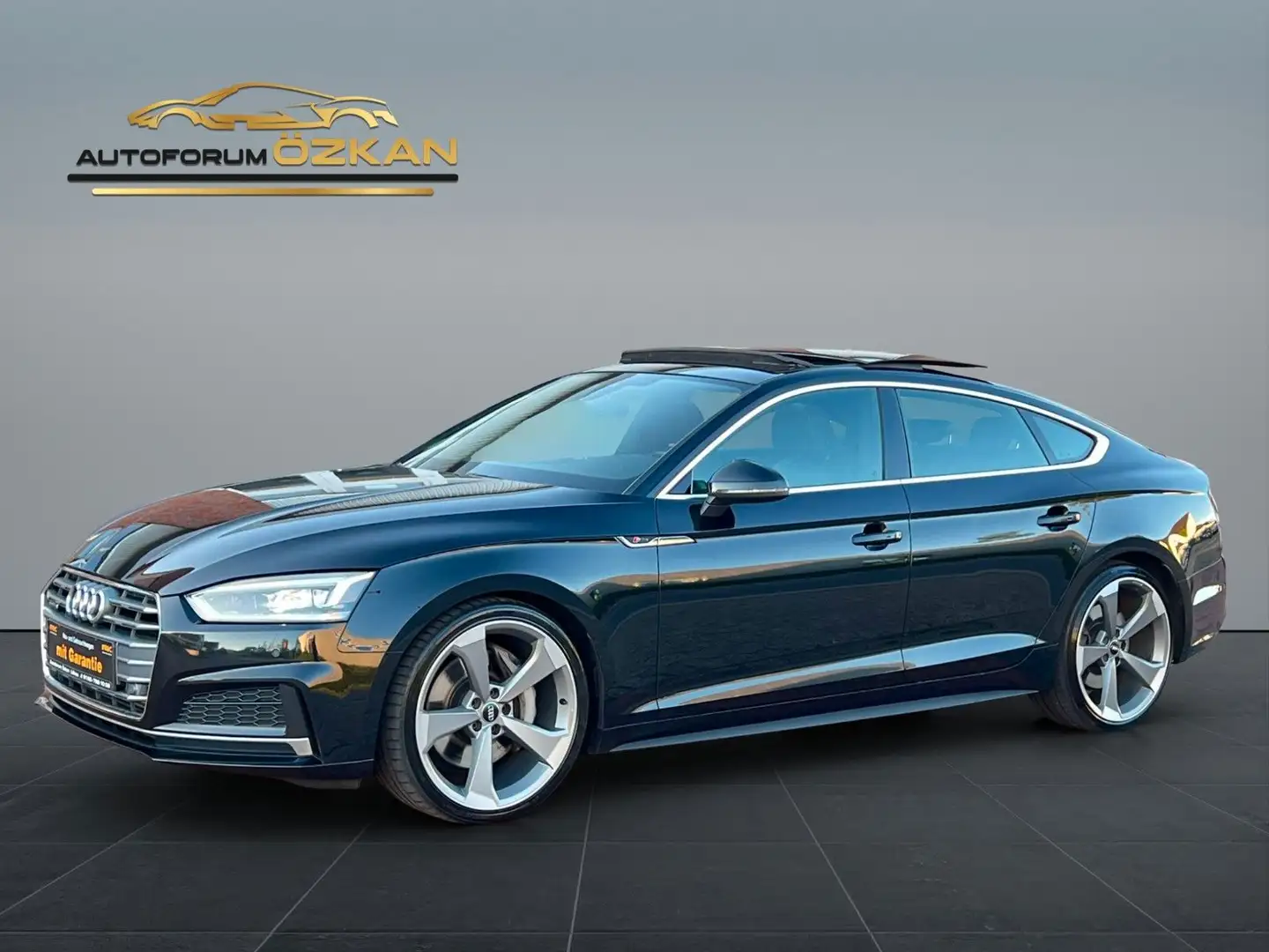 Audi A5 Sportback 50 TDI 3x S-Line quattro Pano-Rotor Noir - 1