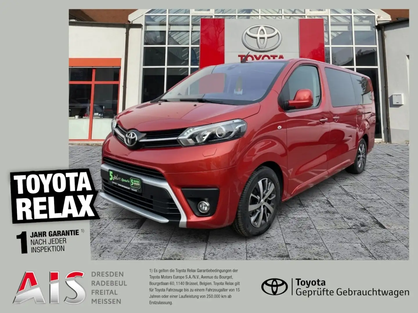 Toyota Proace Verso 2.0 L2 Executive Standhz. AHK HUD Orange - 1