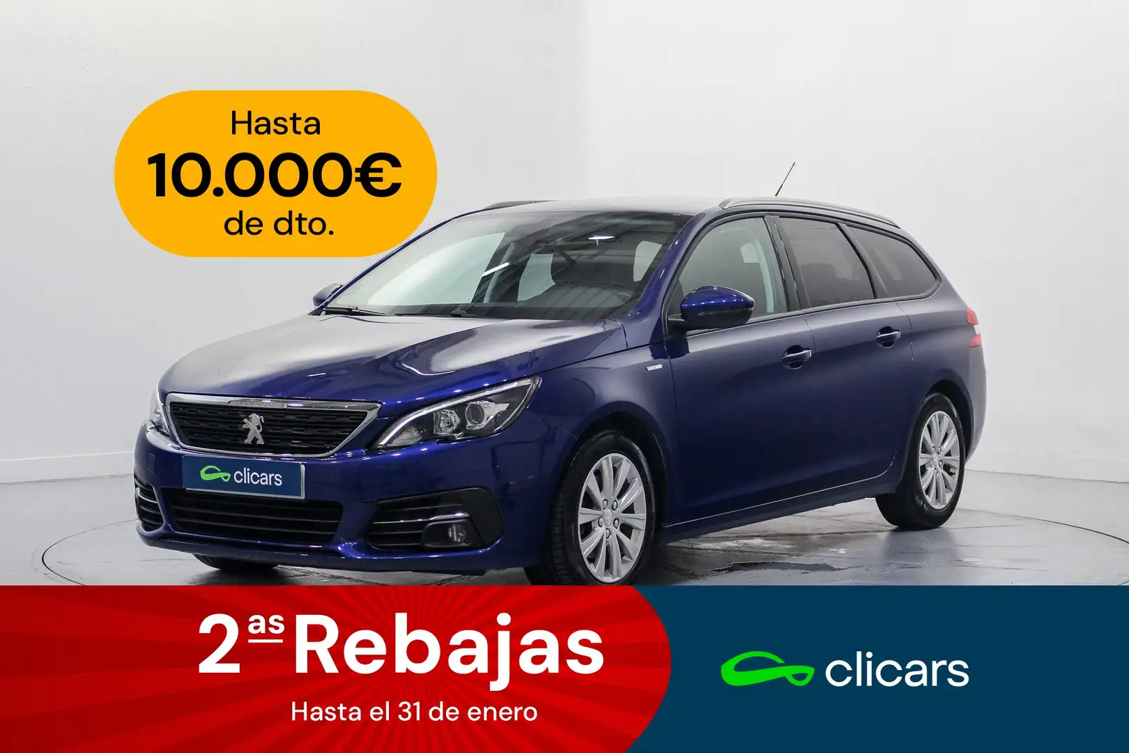 Peugeot 308 SW 1.2 PureTech S&S Style EAT8 130 Bleu - 1