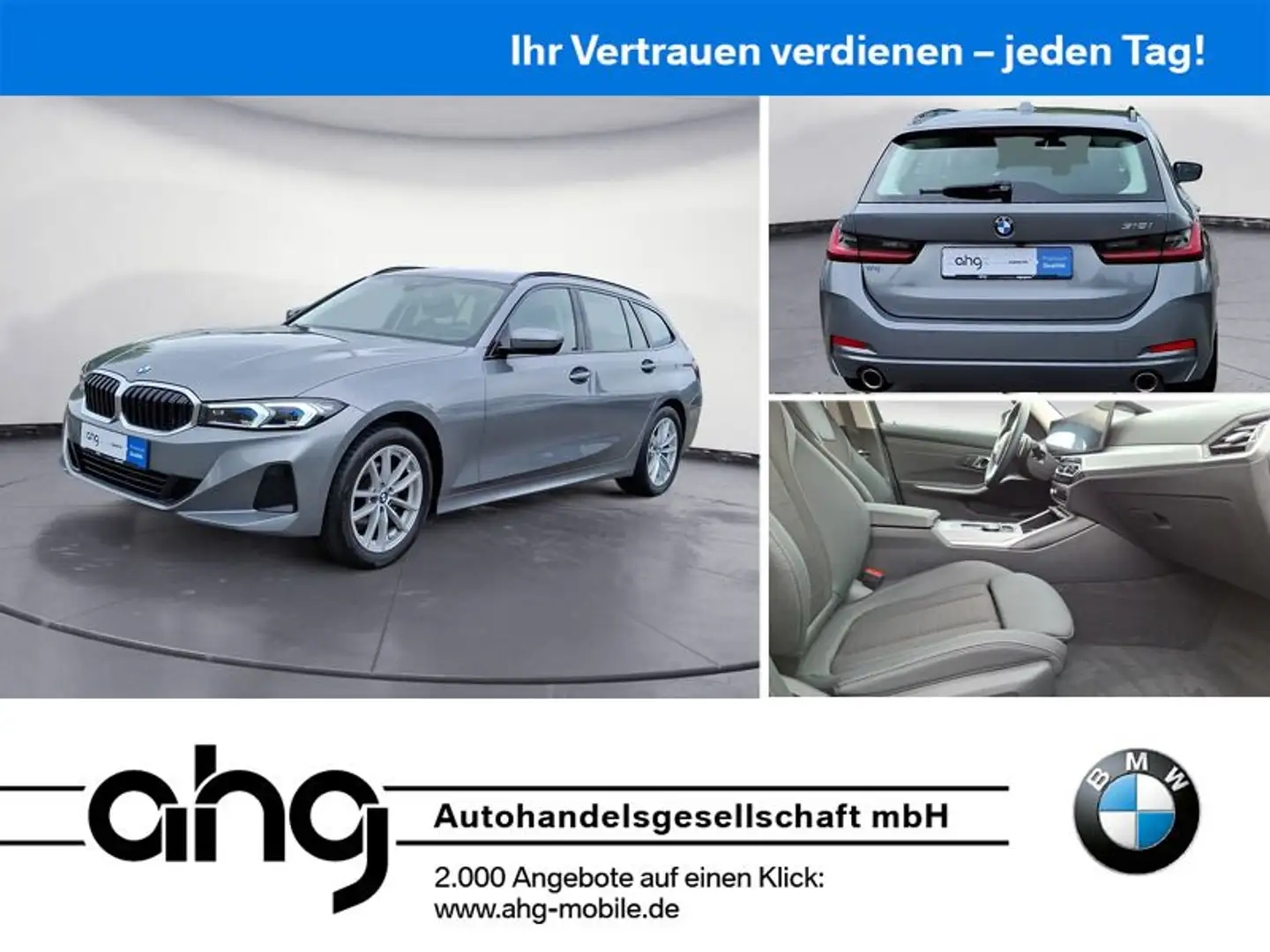 BMW 318 i Touring Komfortzugang Sitzverstellung elekt Grau - 1