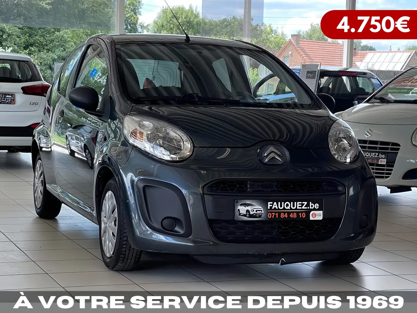 Citroen C1 C1 1.0i • Garantie 12 mois ✅ Gris - 1
