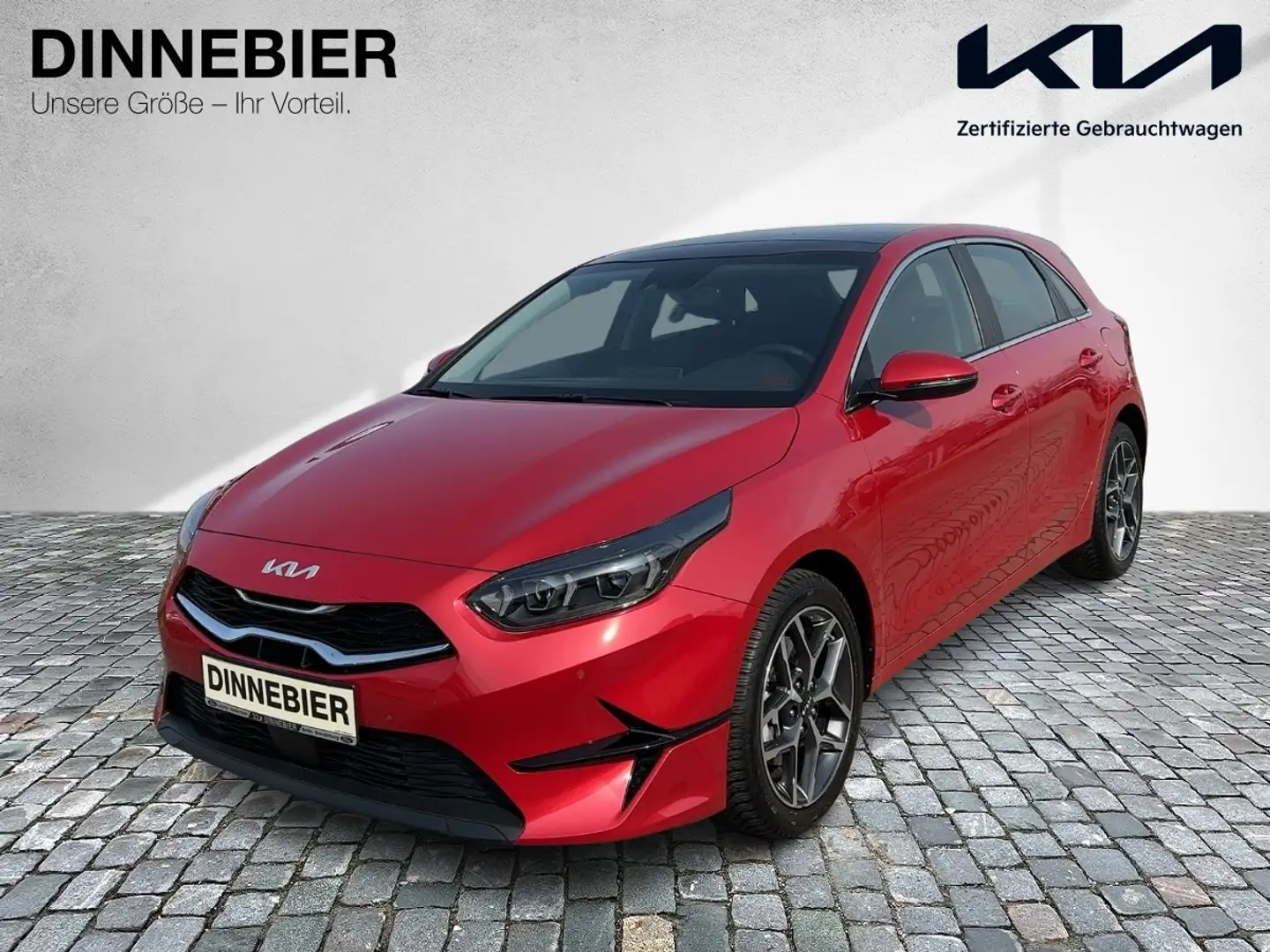 Kia Ceed / cee'd CEED 1.5T Spirit Glasdach+LED+Navi+Kamera Červená - 2