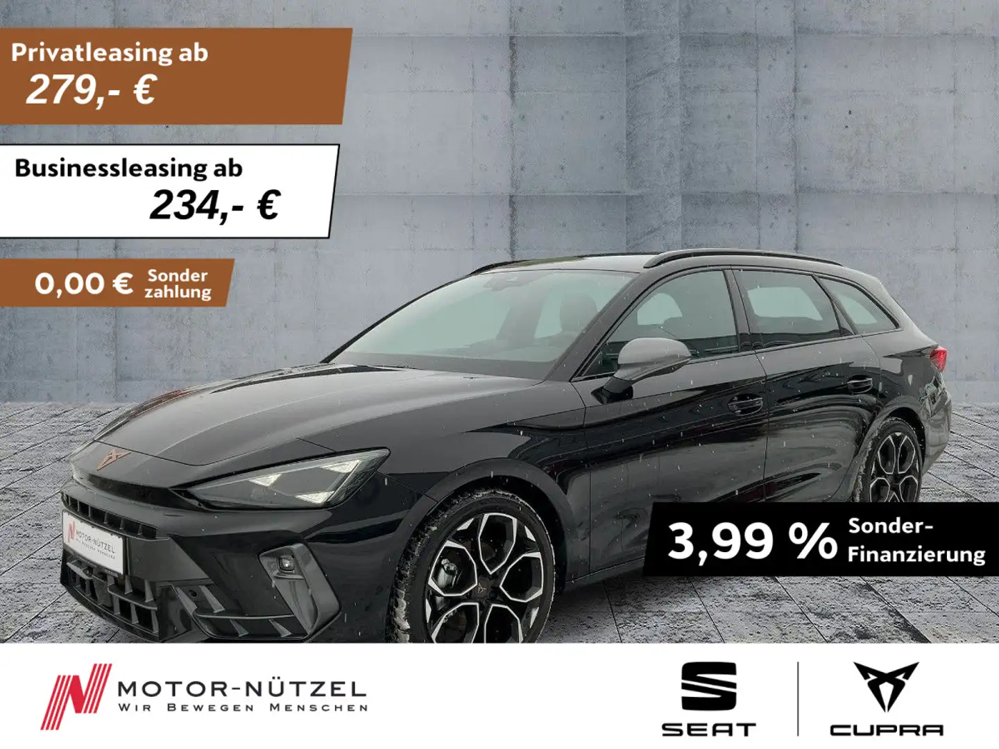 CUPRA Leon ST 1.5 eTSI DSG MATRIX+NAVI+APP+ACC+SHZ+RFK Noir - 1
