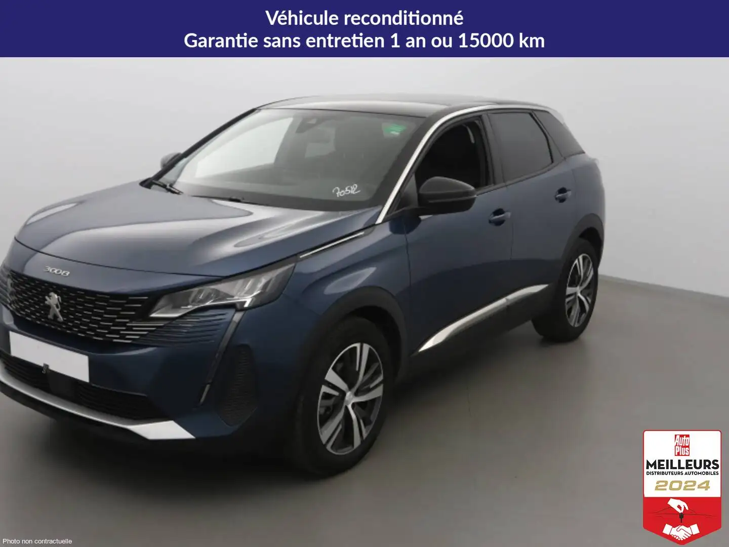 Peugeot 3008 HYBRID 136CH ALLURE PACK E-DCS6 Bleu - 1