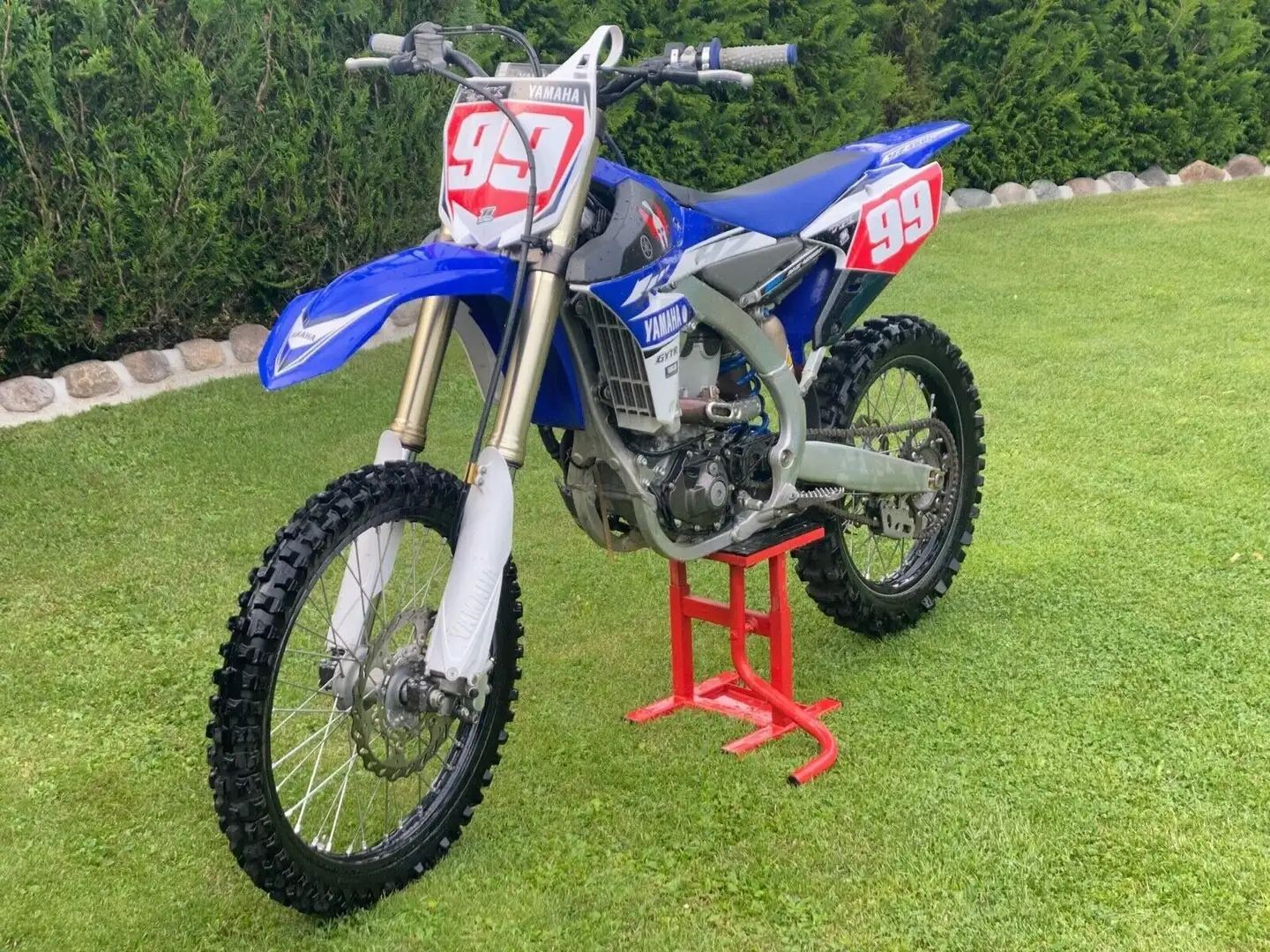 Yamaha YZ 450 YZ450F Bleu - 1