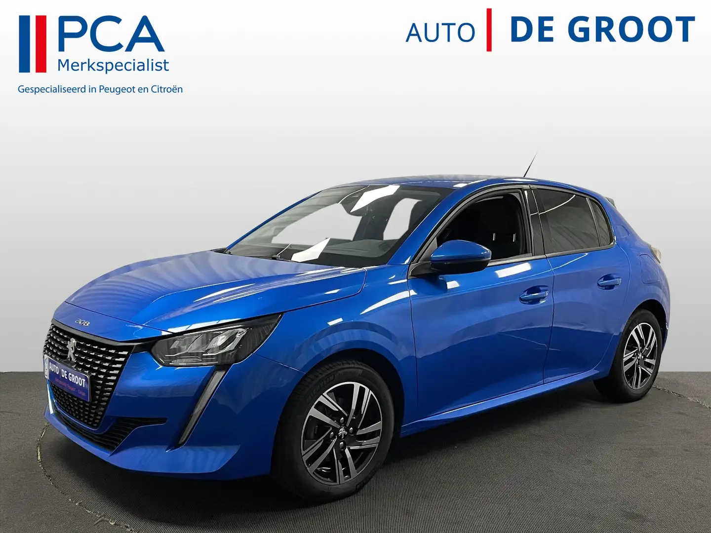 Peugeot 208 ALLURE 100pk Carplay Navi | 3D dash | Keyless star Blau - 1