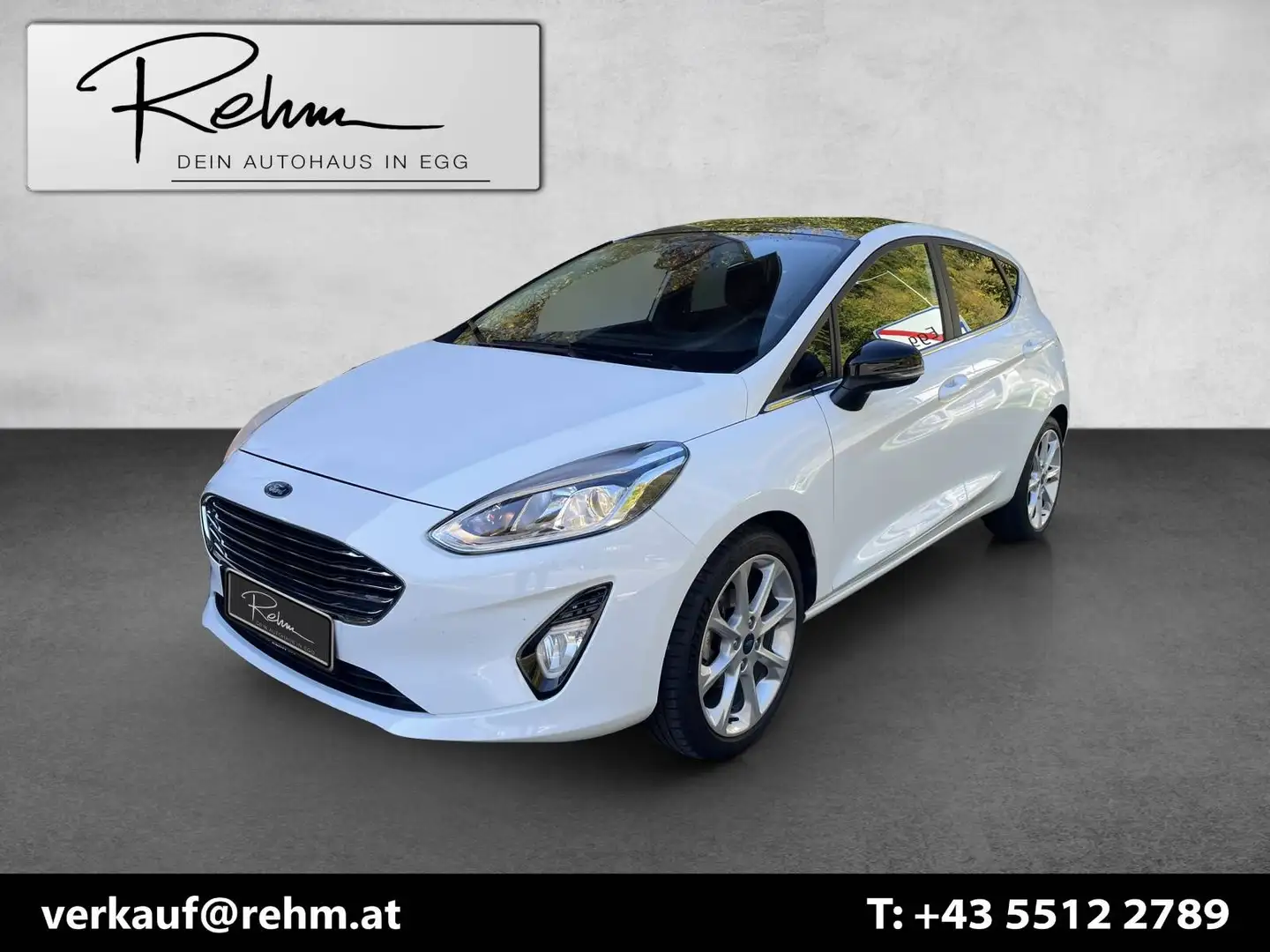 Ford Fiesta Titanium 1.1 Weiß - 1