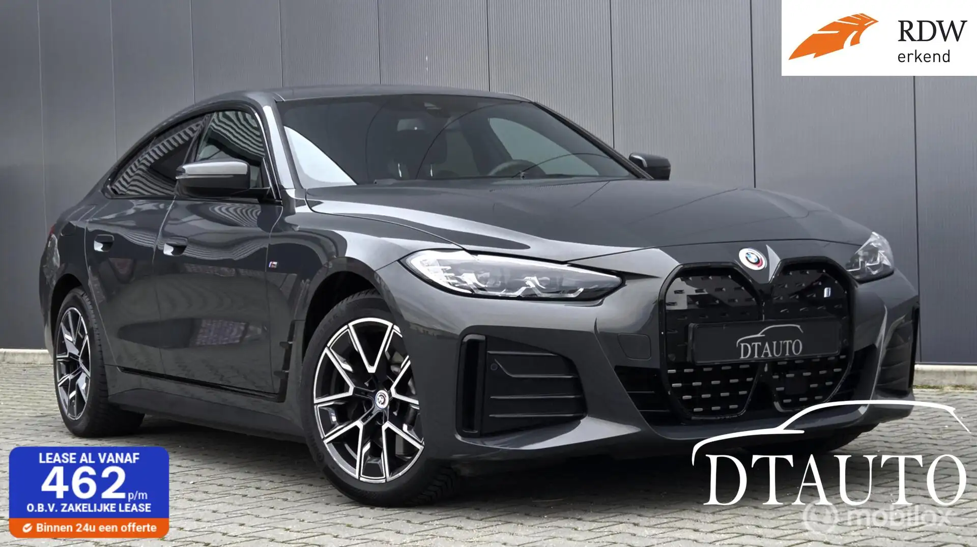 BMW i4 eDrive40 High Executive 84 kWh M-Sportpakket incl Grijs - 1