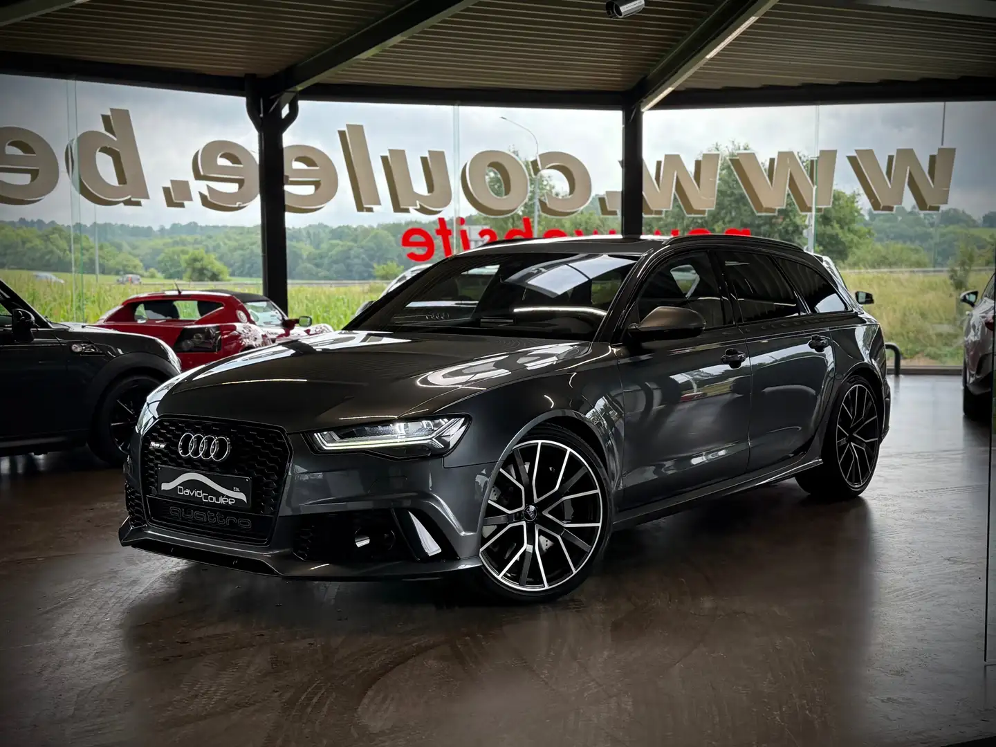 Audi RS6 4.0 V8 Performance, TVA 21%, Utilitaire, Pano/Ouvr Gris - 1