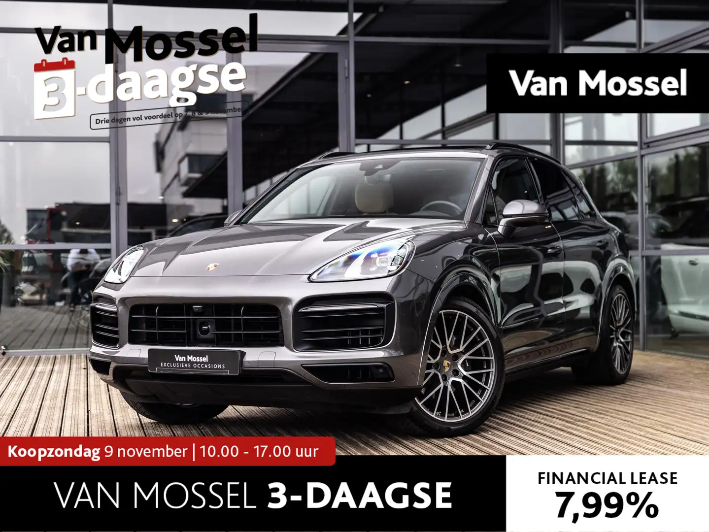 Porsche Cayenne 3.0 | SPORTDESIGN | NL AUTO | VOLLEDIG PORSCHE OND Grijs - 1