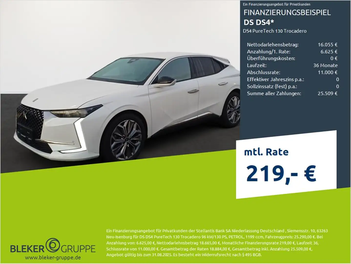 DS Automobiles DS 4 DS4 Trocadero Blanc - 1