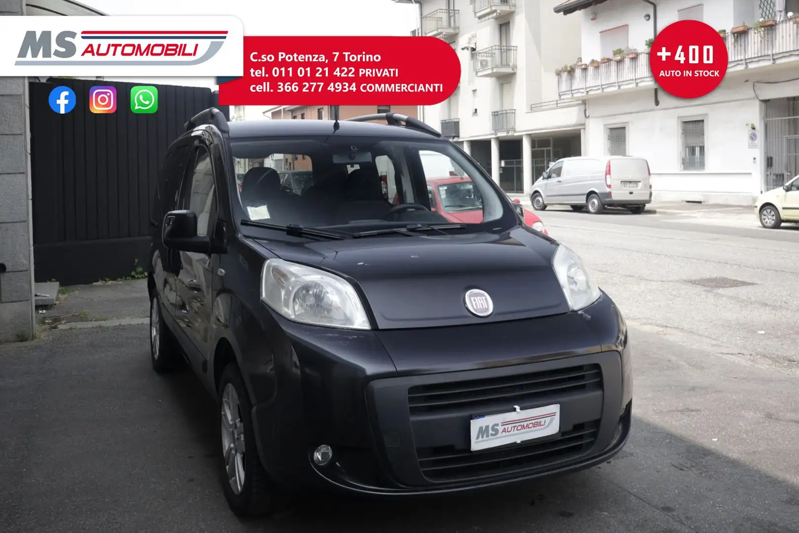 Fiat Qubo FIAT QUBO 1.4 8V 77 CV Dynamic Natural Power 57KW Nero - 1