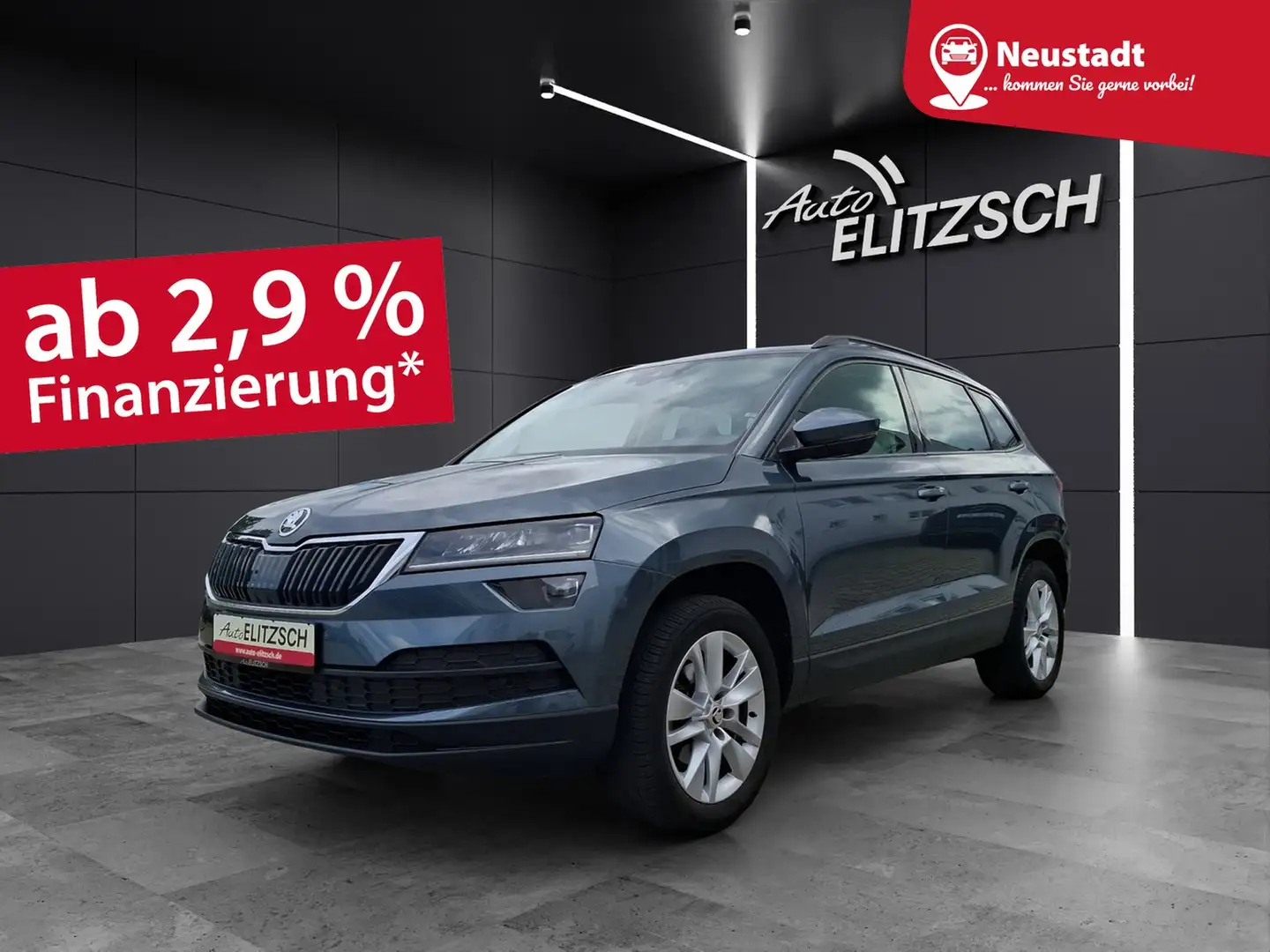 Skoda Karoq TSI Ambition LED Navi GRA PDC SH LM Grau - 1