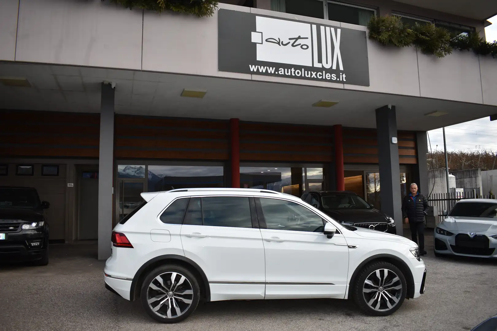 Volkswagen Tiguan R-LINE 4MOTION 150CV MANUALE UNICO PROPRIETARIO Weiß - 2