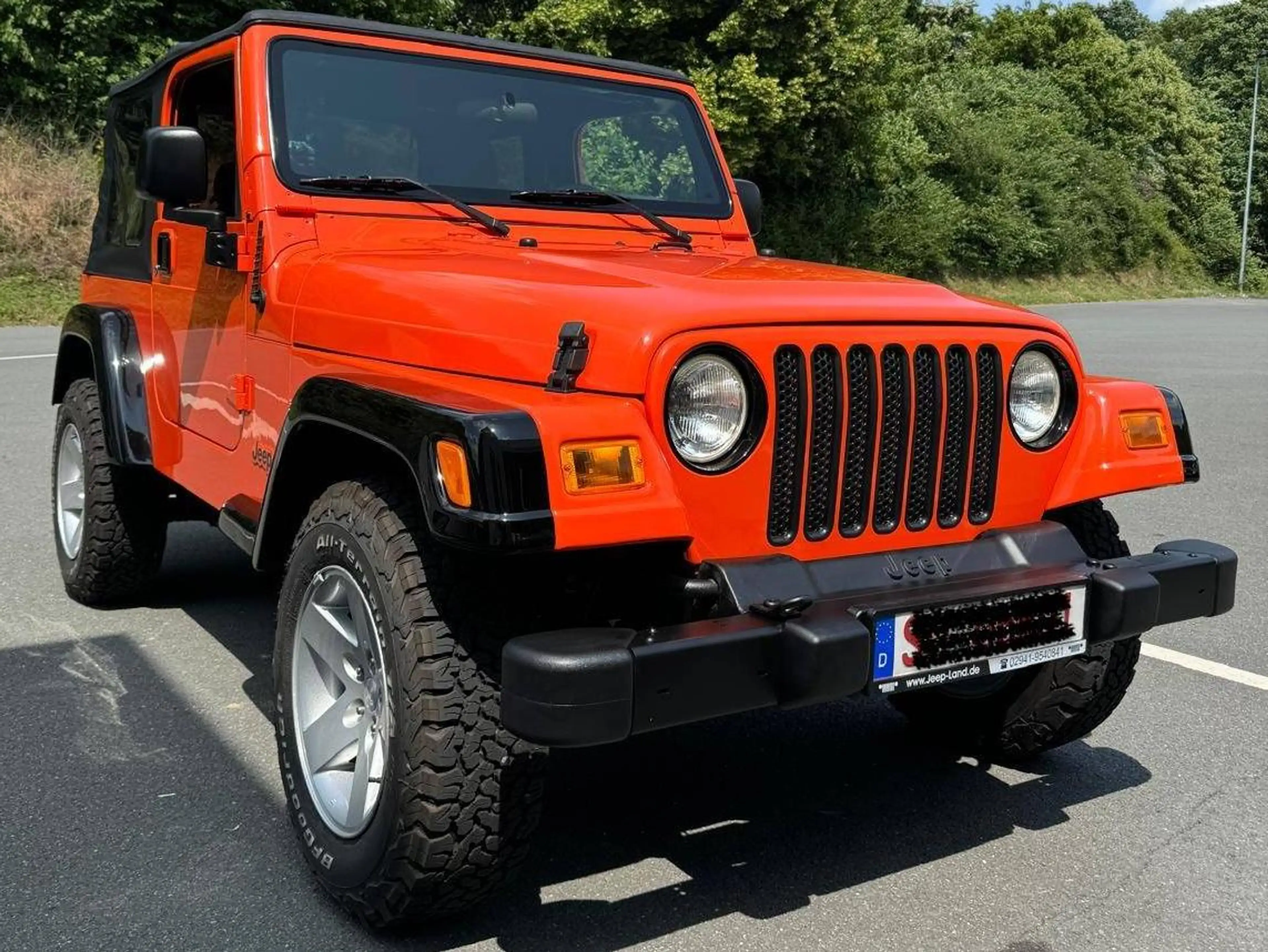 Jeep Wrangler TJ 4.0 Automatikgetriebe Klima NEU LACKIERT