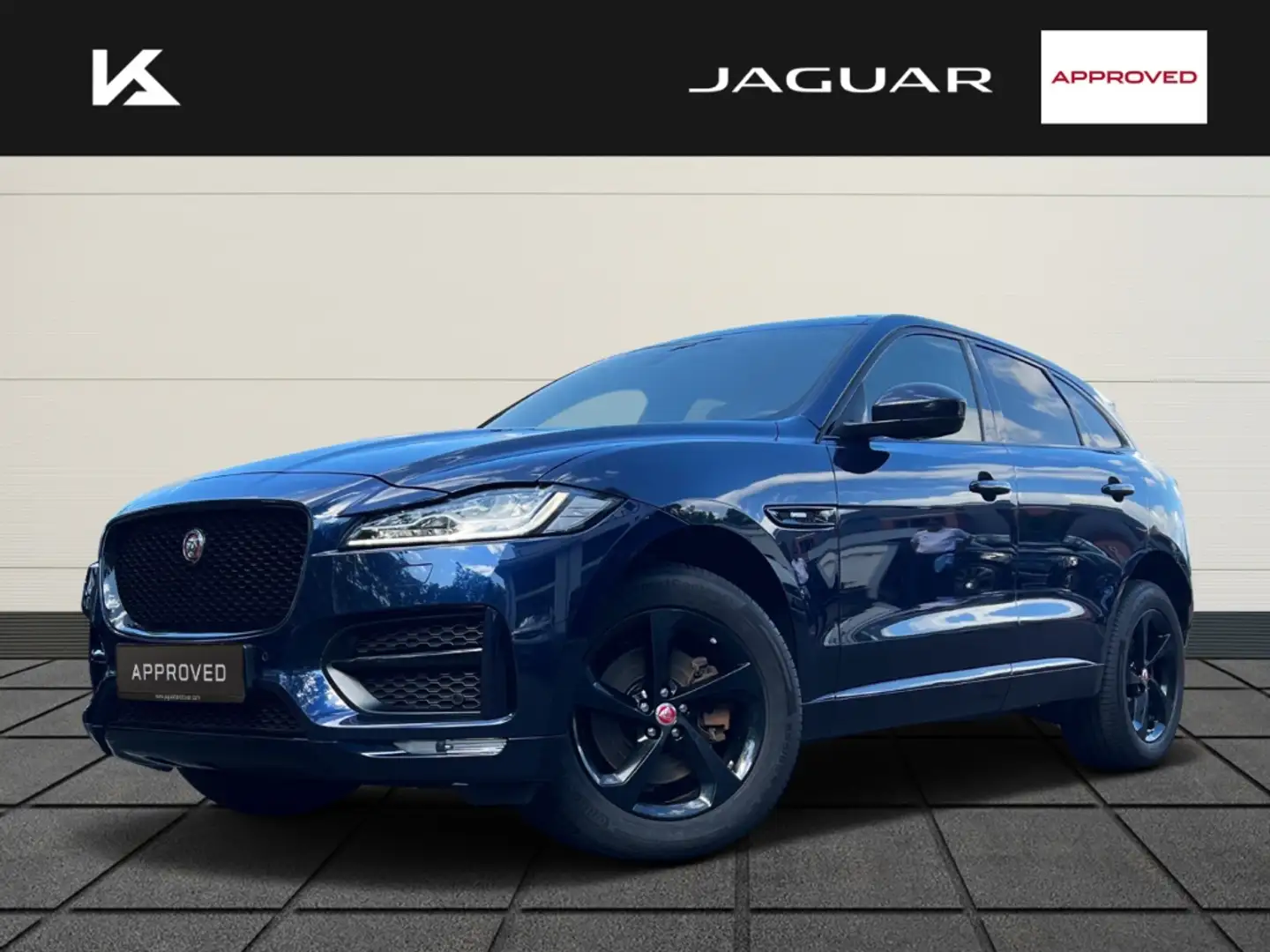 Jaguar F-Pace 30d AWD R-Sport Leder Soundsystem Meridian LED Sch Синій - 1