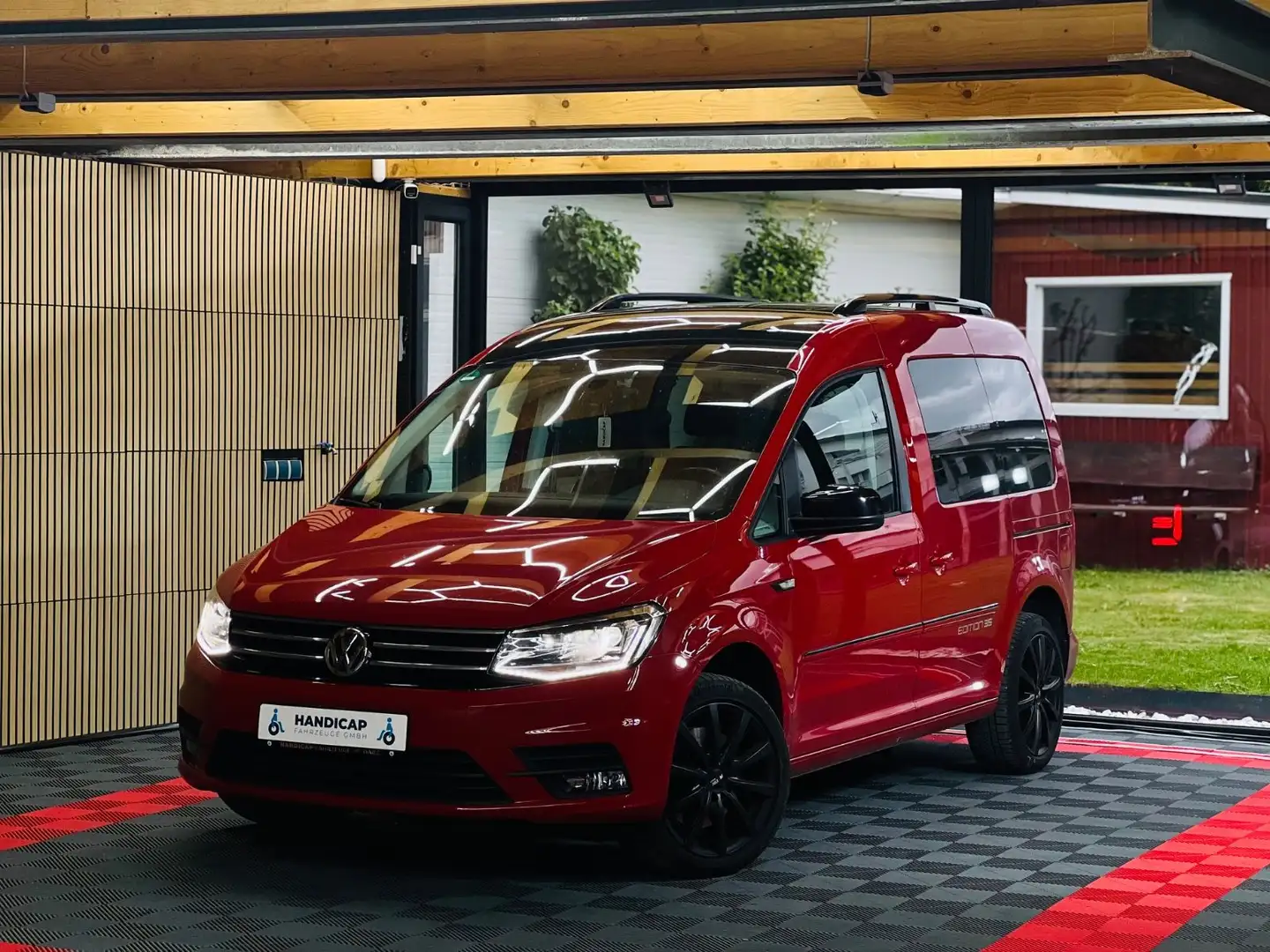 Volkswagen Caddy DSG Edition 35 Behindertengerecht-Rampe Rojo - 2