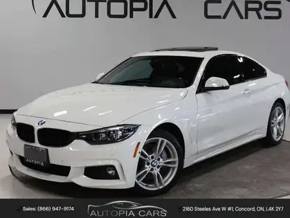 White 2019 BMW 4 Series Coupe All-Wheel Drive Automatic