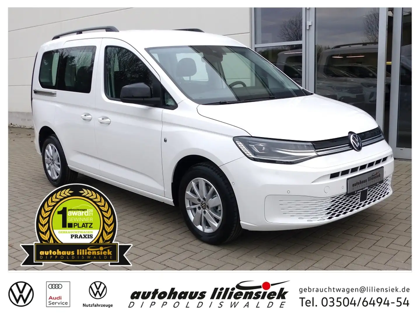 Volkswagen Caddy Life 2.0 TDI KR * Wit - 1